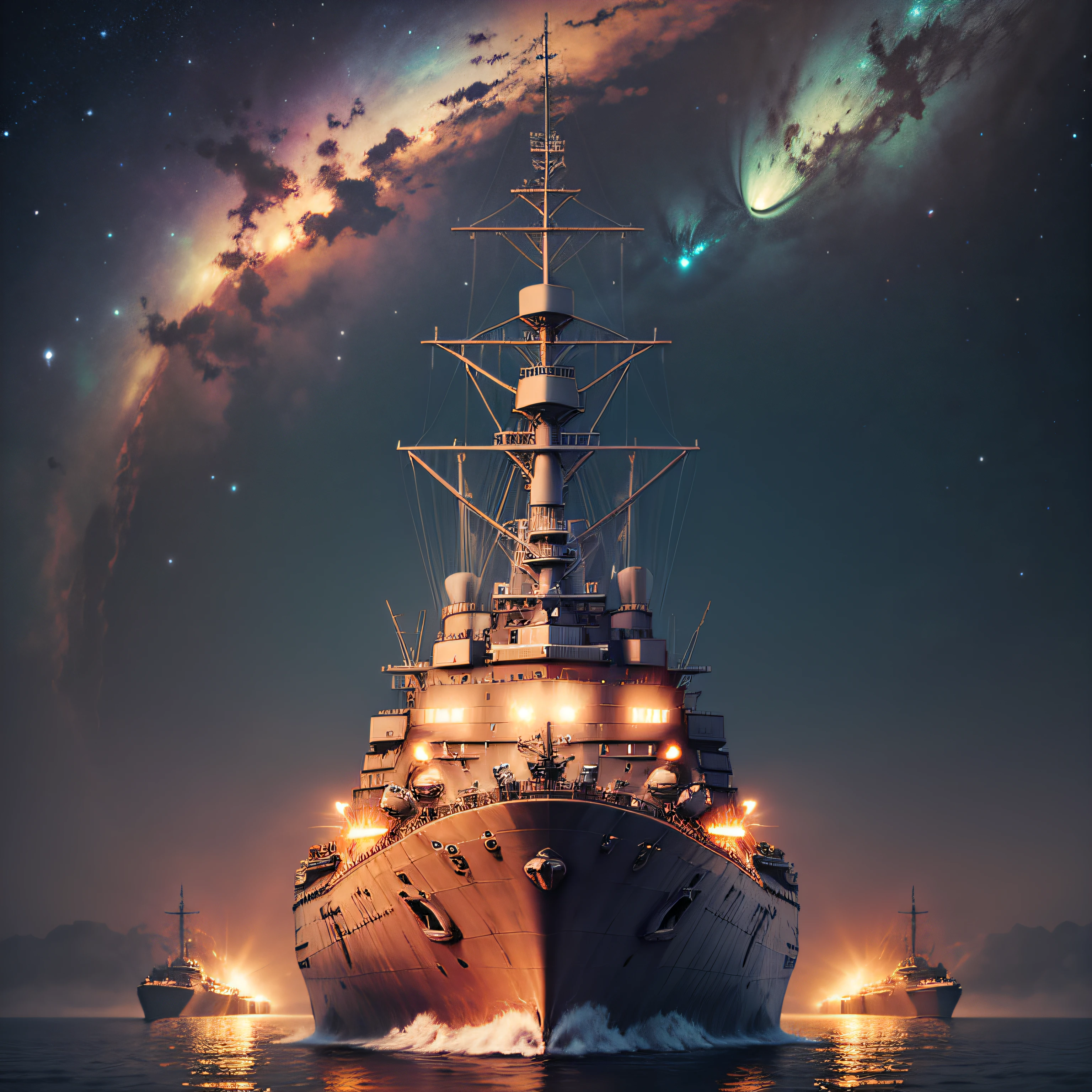 milky ways,battleships,