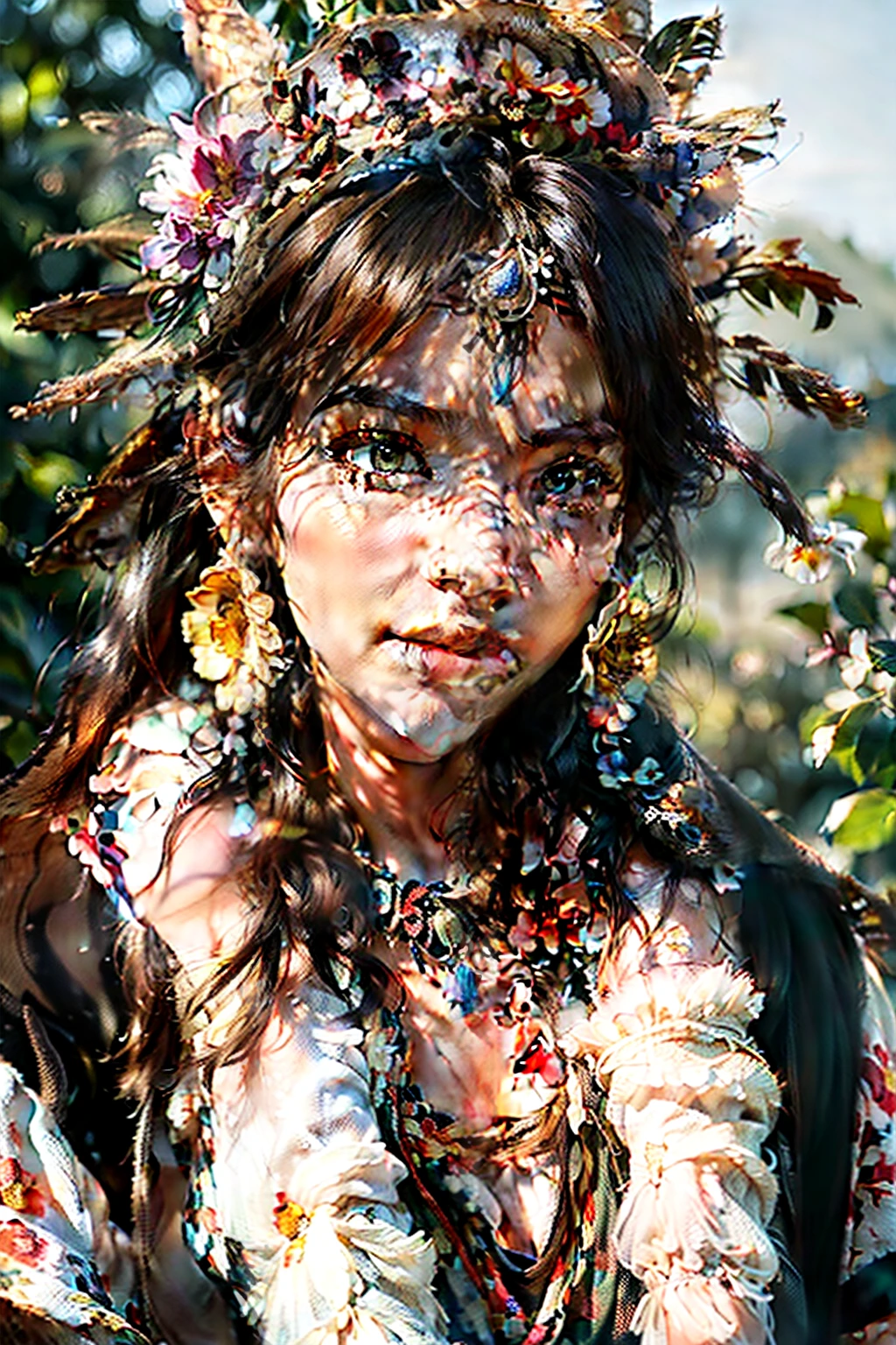 (extreme close up:1.5), (face focus:2),(Style of ???? ???:1.5),
((side face:2)),(1girl surrounded by soft_light:1.5), (backlighting:1.8), (lighting),(flowing fabric:1.3), ((Floral_summer_dress:1.5),(Straw_hat:1.3)),
(masterpiece), realistic, HDR, highly detailed, 8k, raw photo,
ambient occlusion, natural, harmonious composition, warm tones, fine art photography,
