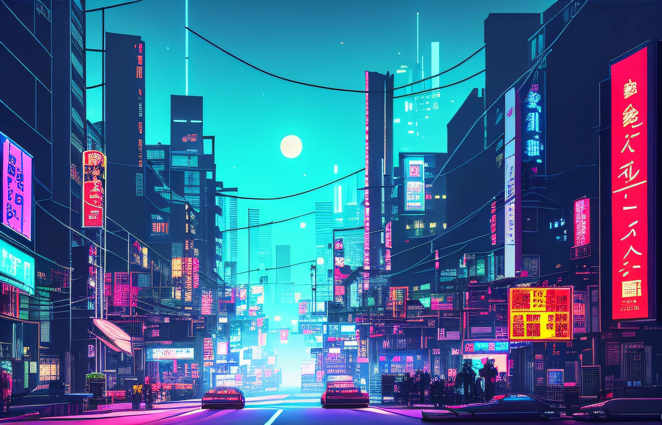 Alafid view of city streets at night with street lights, street city night, Cyberpunk Street, cyberpunk alley, cyberpunk streets in japan, anime style cityscape, cyberpunk streets at night, futuristic street, Cyberpunk Street at Night, City streets, cyberpunk night street, cyberpunk city street, Blade Runner Alley, street japan, amazing wallpapers, hd anime cityscape