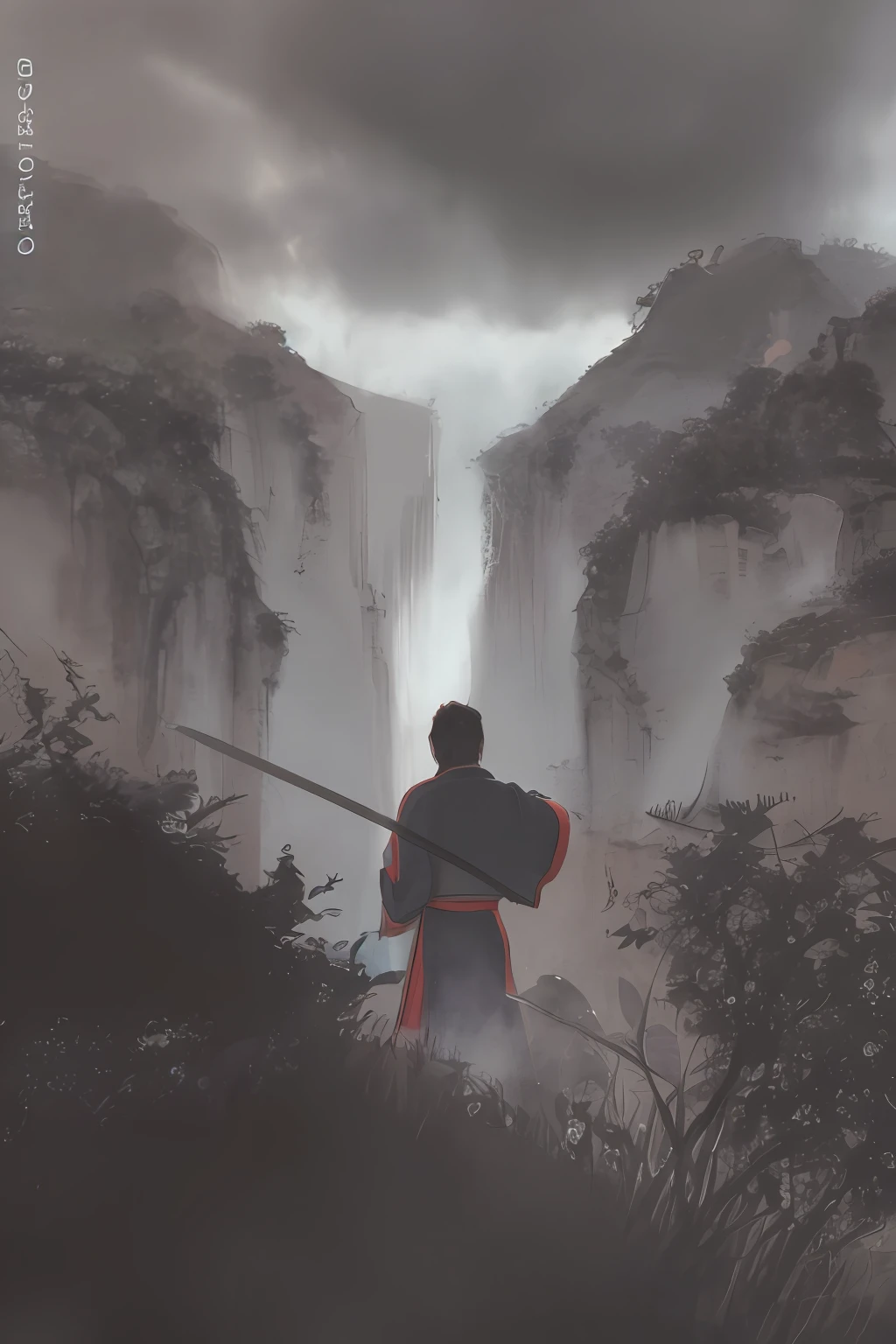 The back of the swordsman