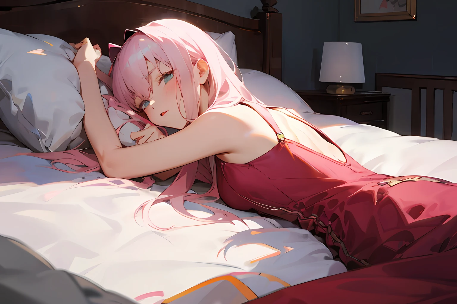 02 Lying in bed