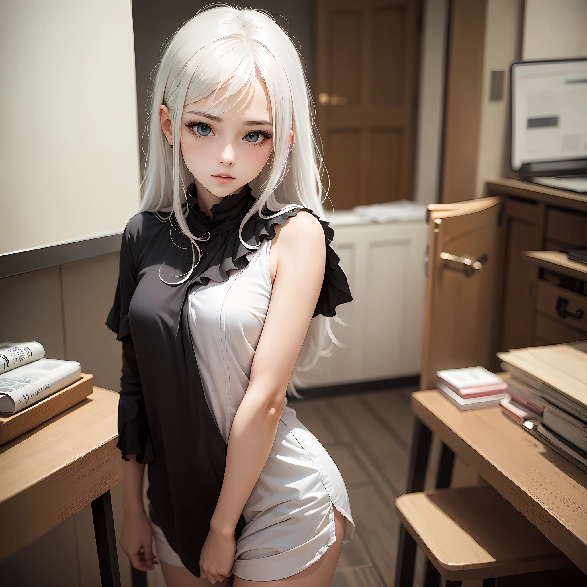 White-haired young girl --auto