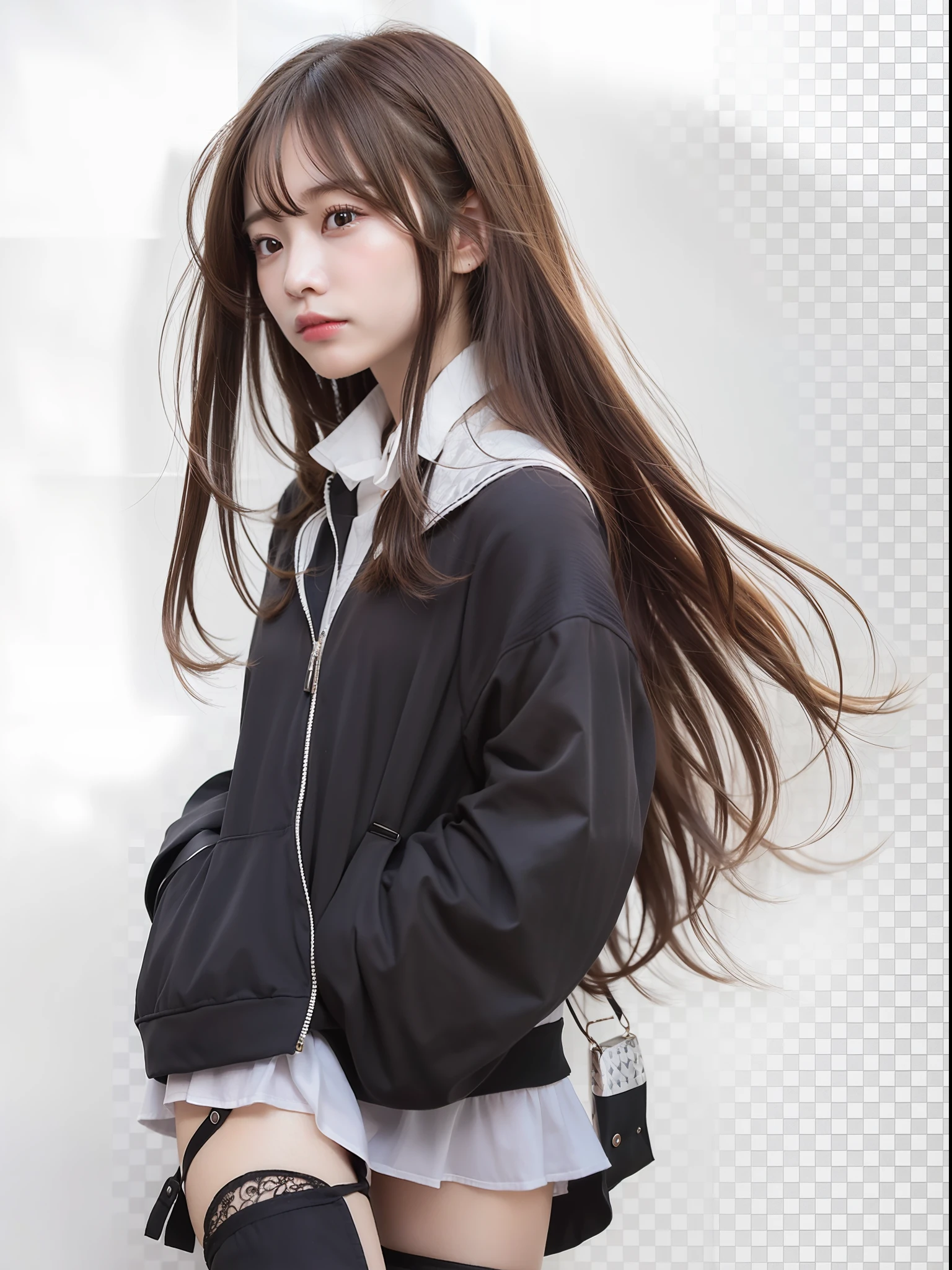 1girl, long hair, baby face, realistic, ultra detail, photography,