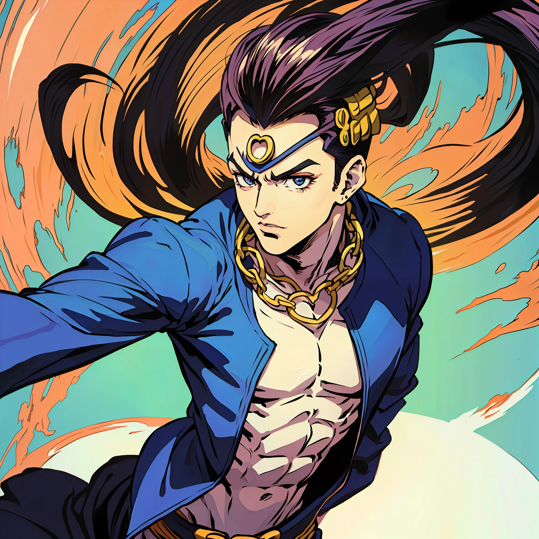 Jojo's bizarre adventure manga style Lautaro --auto