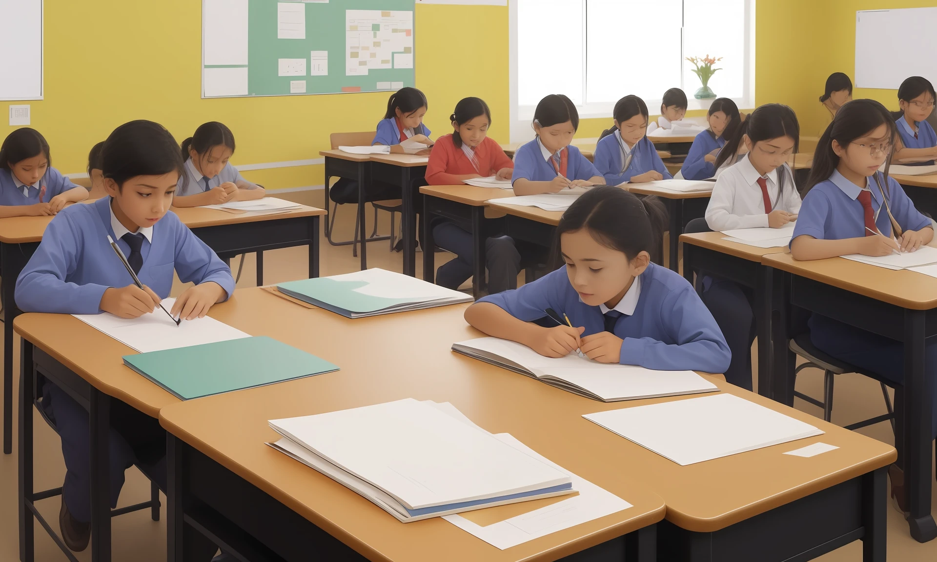 The education system has a clean party style and a clean government