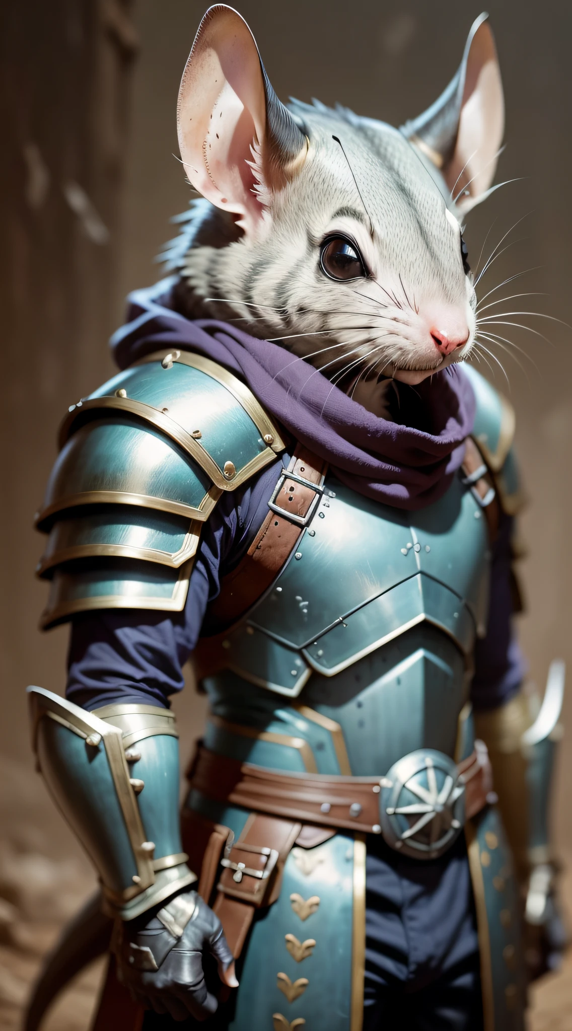 Cool armor worn on a rat man