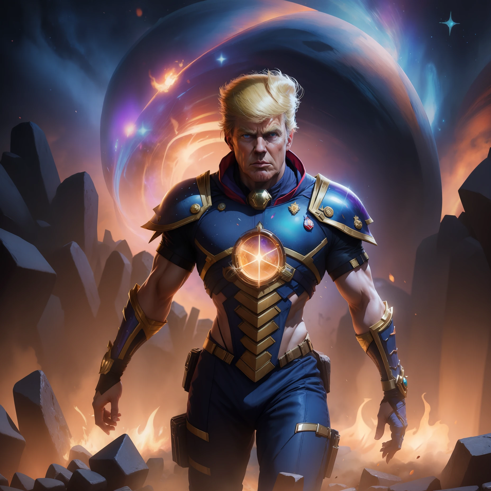 Trump turned into Thanos