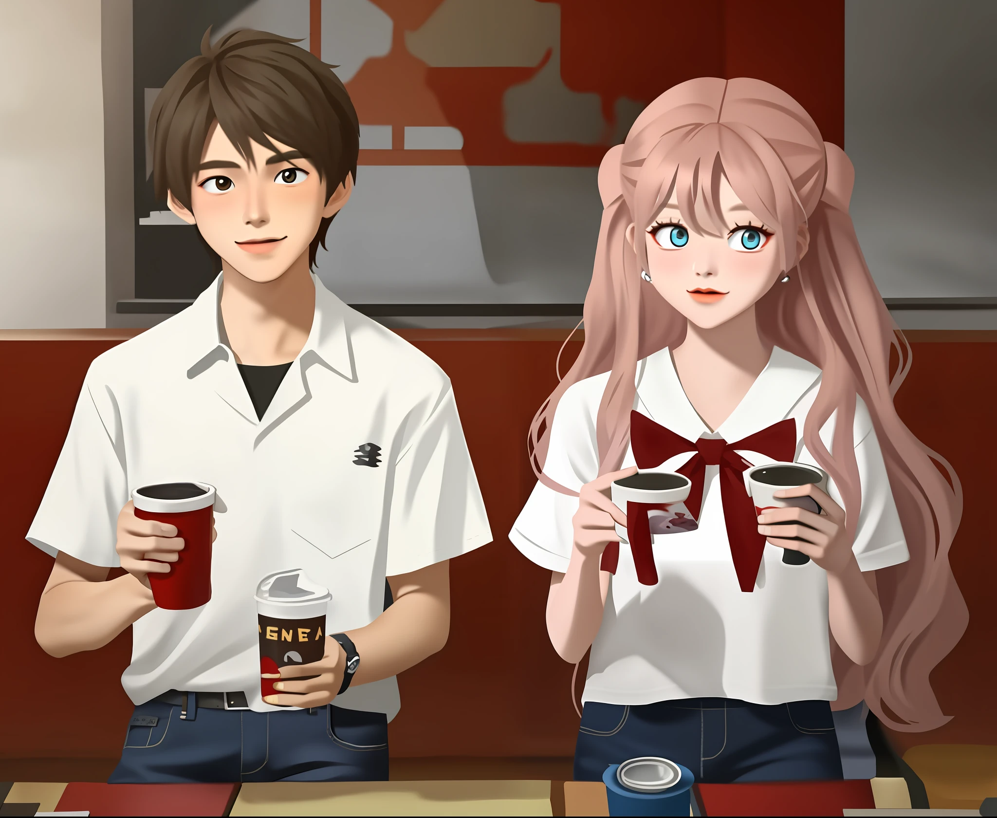 Two teenagers