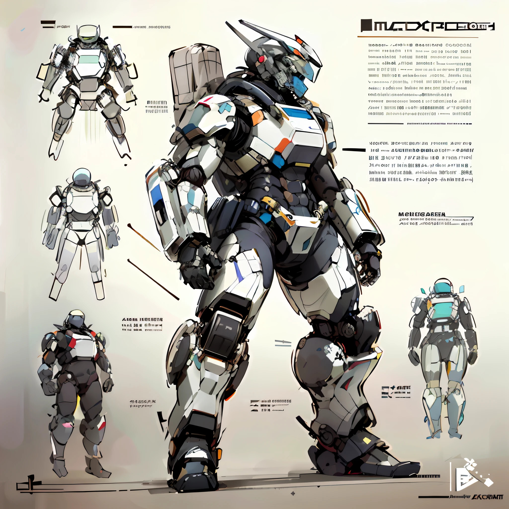 Wearable exoskeleton robot,Mech suit, Mecha armor, anime mech armor, full body mecha suit, Machinary, mech concept art, cool mecha style, The is very detailed,high detal,tmasterpiece