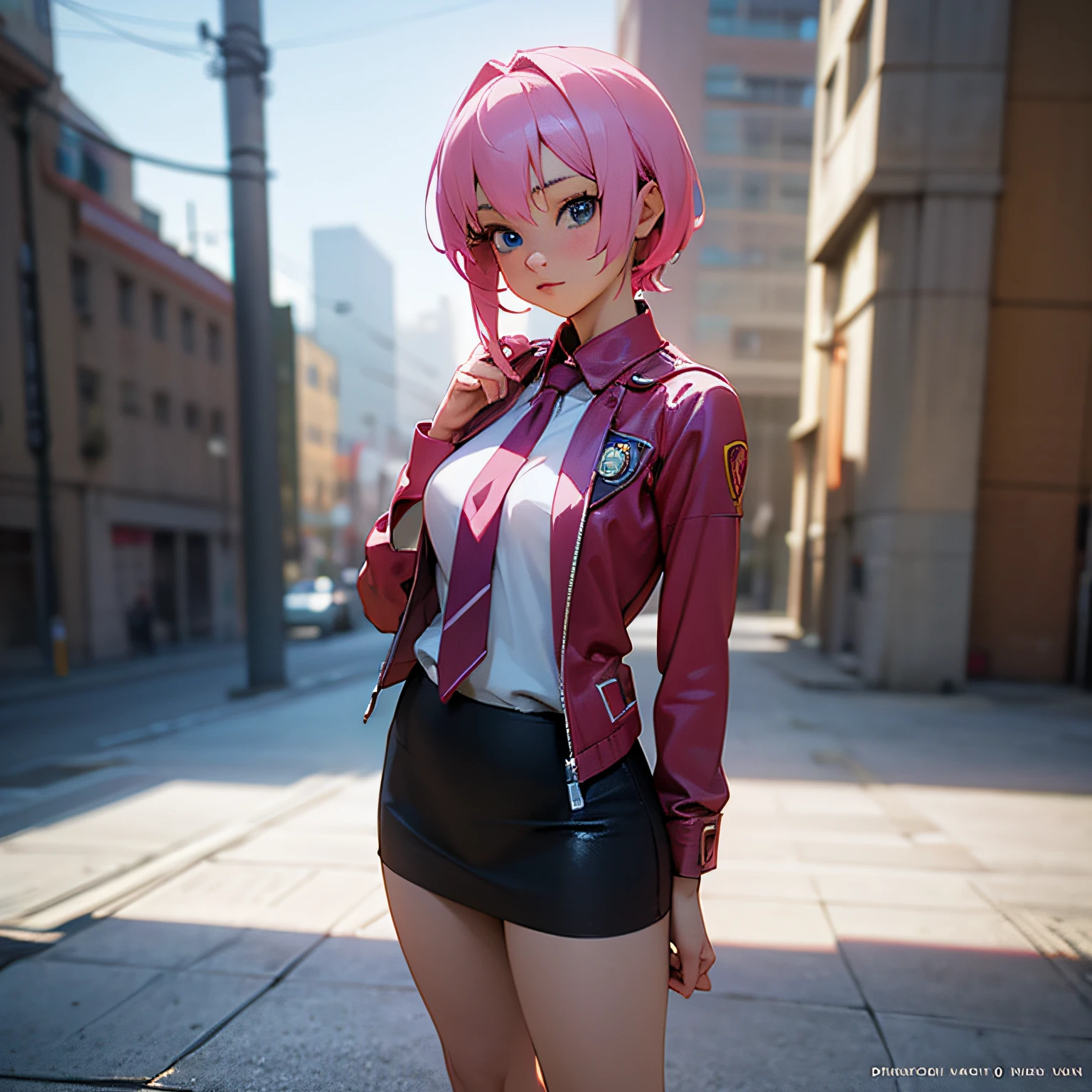 there is a woman in a short skirt posing for a picture, Anime girl in real life, Anime girl cosplay, Realistic anime 3 D style, seductive anime girls, Anime style mixed with Fujifilm, hyper realistic anime, Anime girl, Anime-style, anime-inspired, 3 d anime realistic, attractive anime girls, Photorealistic anime, photorealistic anime girl rendering --auto