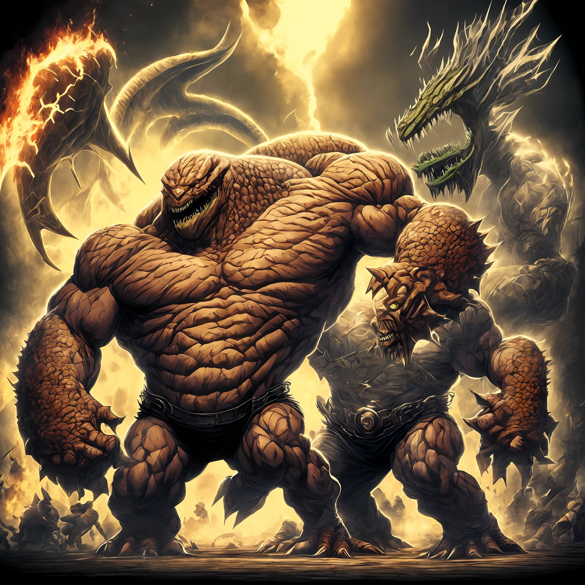 Bald head powerful battle monster --auto