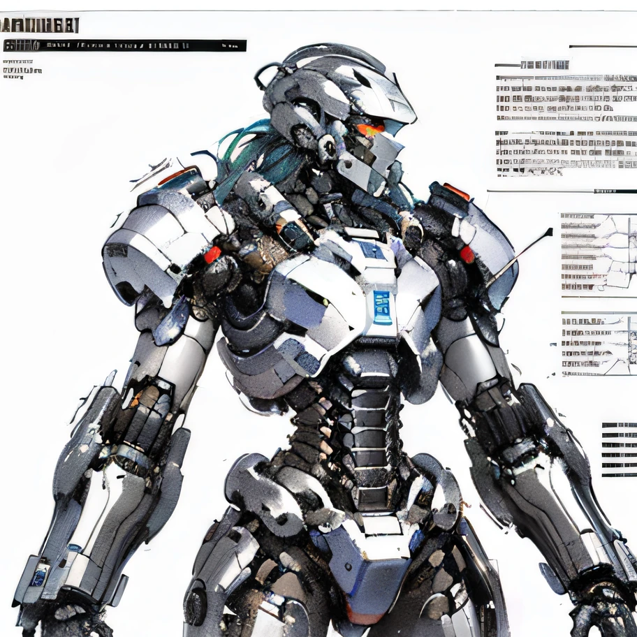 Wearable exoskeleton robot,Mech suit, Mecha armor, anime mech armor, full body mecha suit, Machinary, mech concept art, cool mecha style, The is very detailed,high detal,tmasterpiece