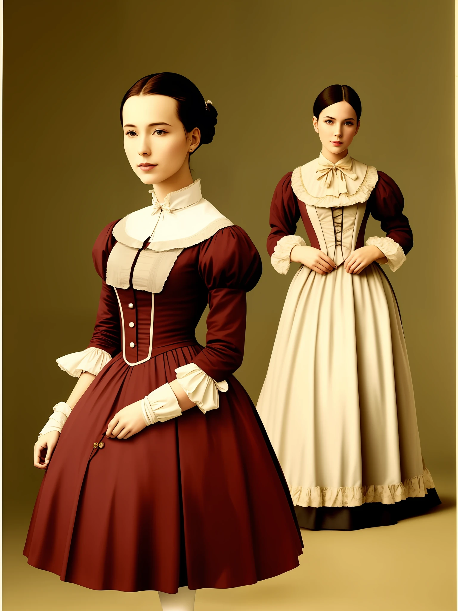 Beauty in period costume