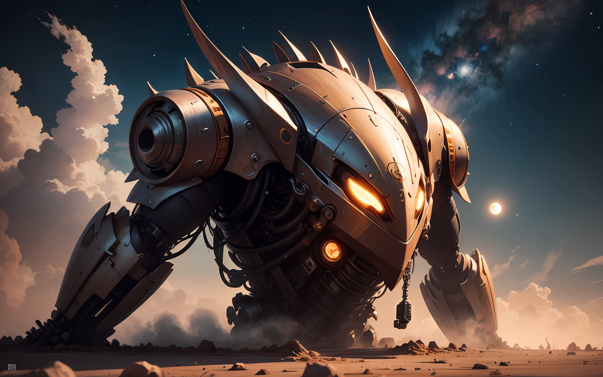 Wallpapers，Machinary，kosmos，16k，high detal --auto