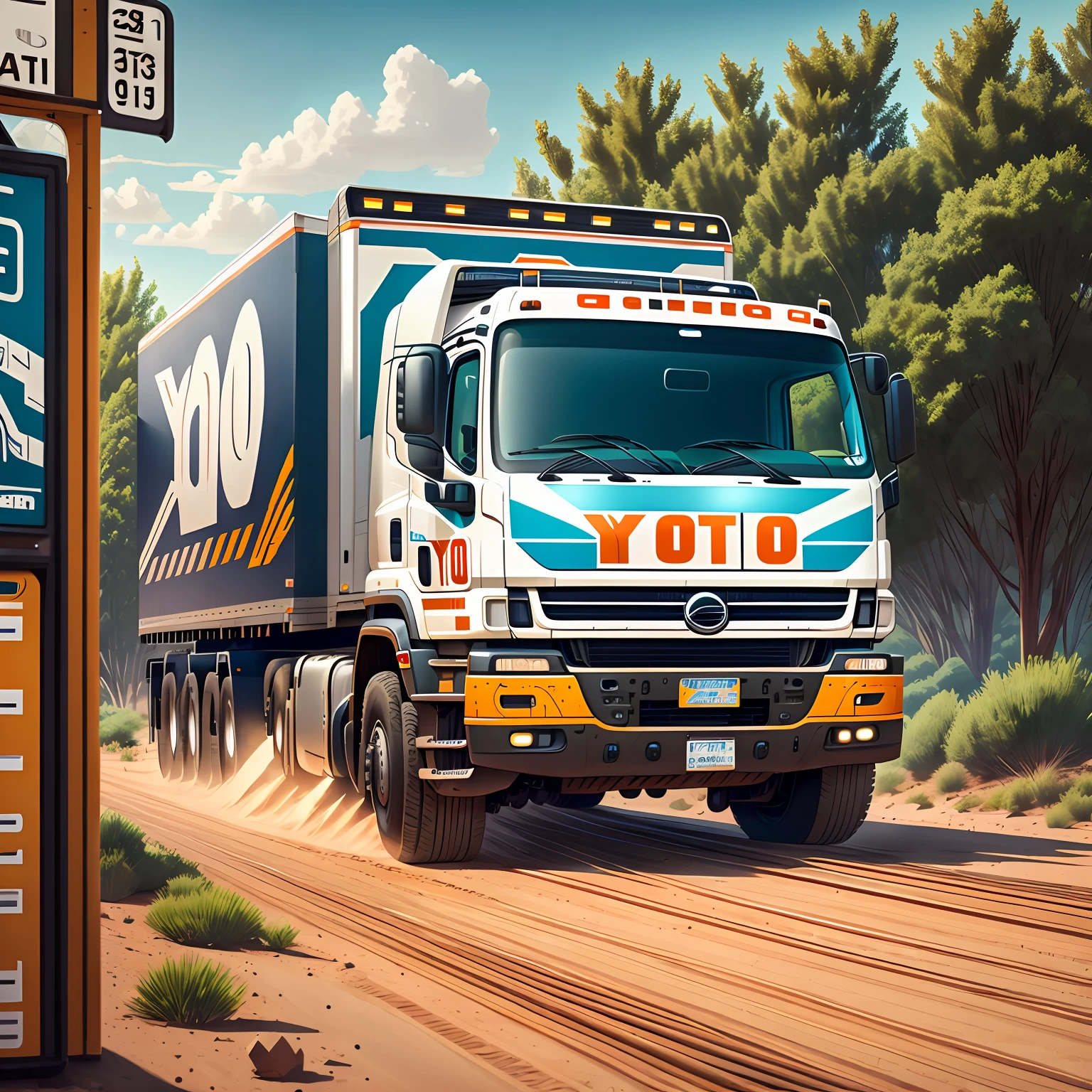Yunda Logistics poster --auto