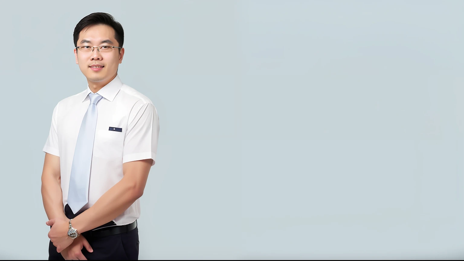 There was a man wearing a blue tie and a white shirt, White background!!!!!!!!!!, Clean background, in front of white back drop, jinyiwei, zeng fanzh, white bg, Liang Xing, Without background, xintong chen, full view blank background, xiang duan, photograph taken in 2 0 2 0, wei wang, Clear background