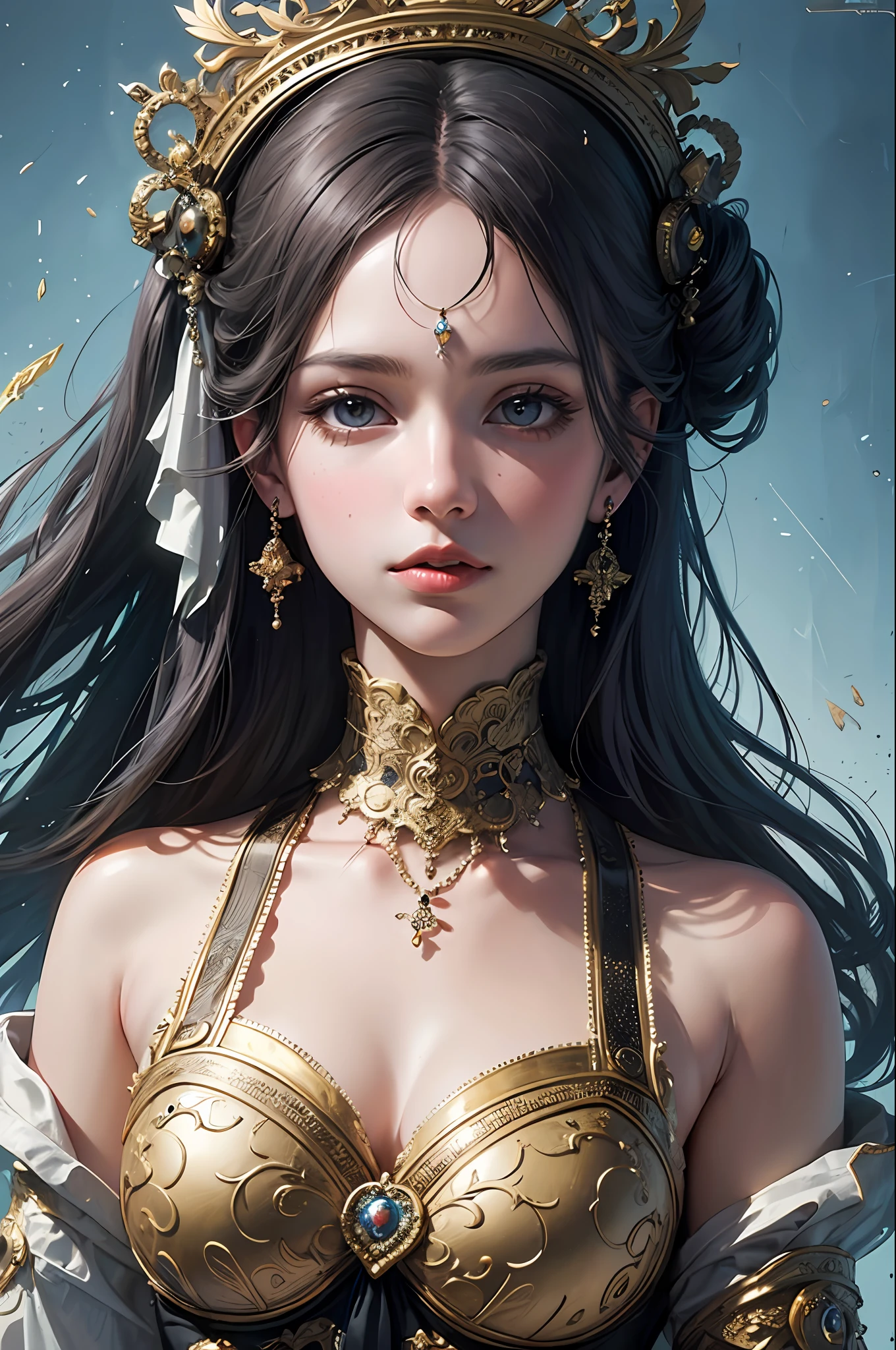 (masterpiece, top quality, best quality, official art, beautiful and aesthetic:1.2), (1girl), extreme detailed,(fractal art:1.3),colorful,highest detailed