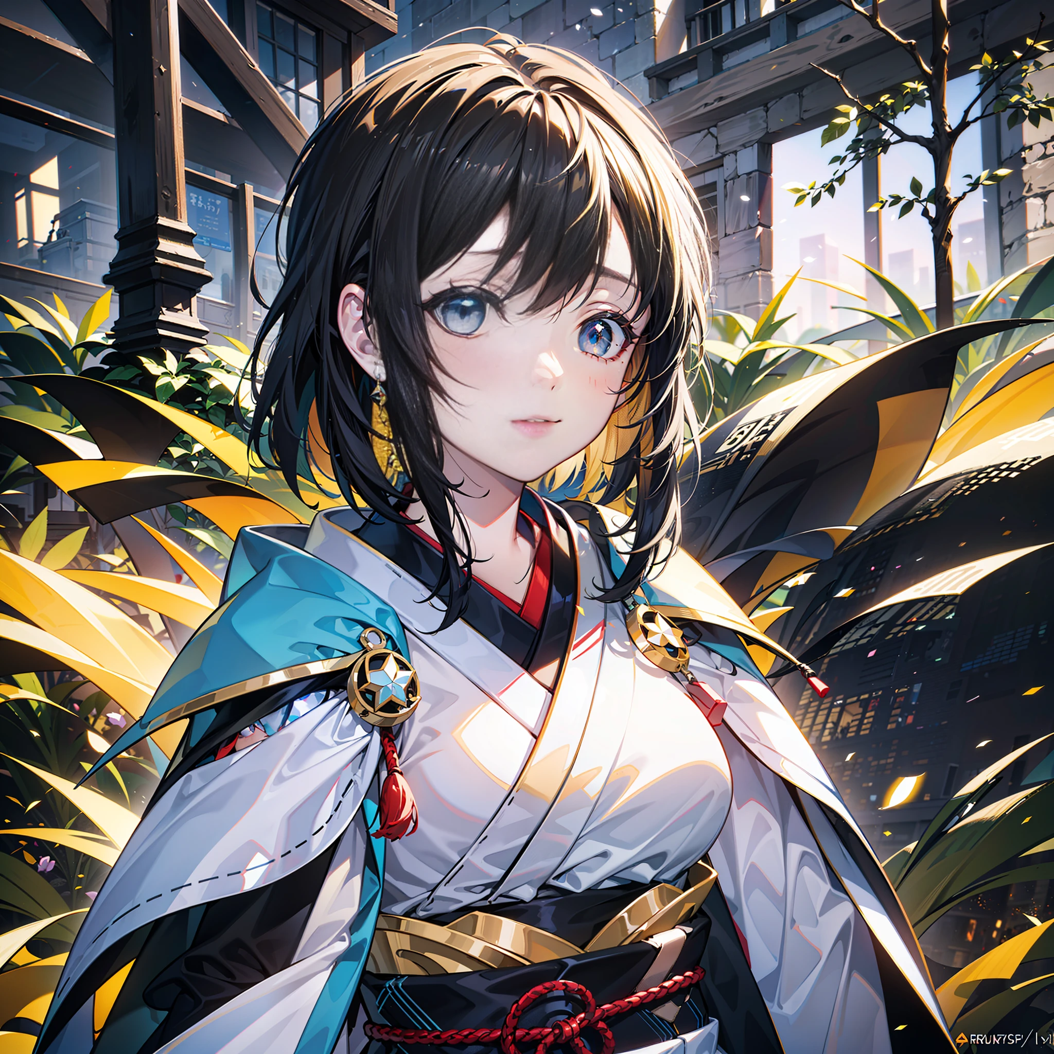 ((best qualtiy)), ((tmasterpiece)), (the detail:1.4), 3D, A beautiful two-dimensional Japanese style female image,HDR(HighDynamicRange),Ray traching,NVIDIA RTX,Super-Resolution,Unreal 5,Subsurface scattering、PBR Texture、post-proces、Anisotropy Filtering、depth of fields、maximum definition and sharpness、Many-Layer Textures、Albedo e mapas Speculares、Surface Coloring、Accurate simulation of light-material interactions、perfectly proportions、Octane Render、Two-colored light、largeaperture、Low ISO、White balance、the rule of thirds、8K RAW、