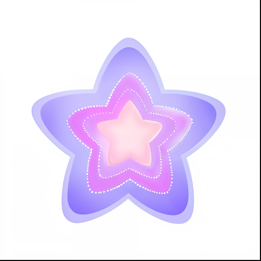 Purple stars,There are white spots on it, glowing delicate flower, flower, flowercore, michilin star, stylized layered shapes, Star, Seven-pointed pink star, stella alpina flower, Stars inside, with bloom ethereal effects, herb, alien flowers, stars, magic star, cutie mark, star hatcheries, starlights, Starlight, Stained stereo vision
