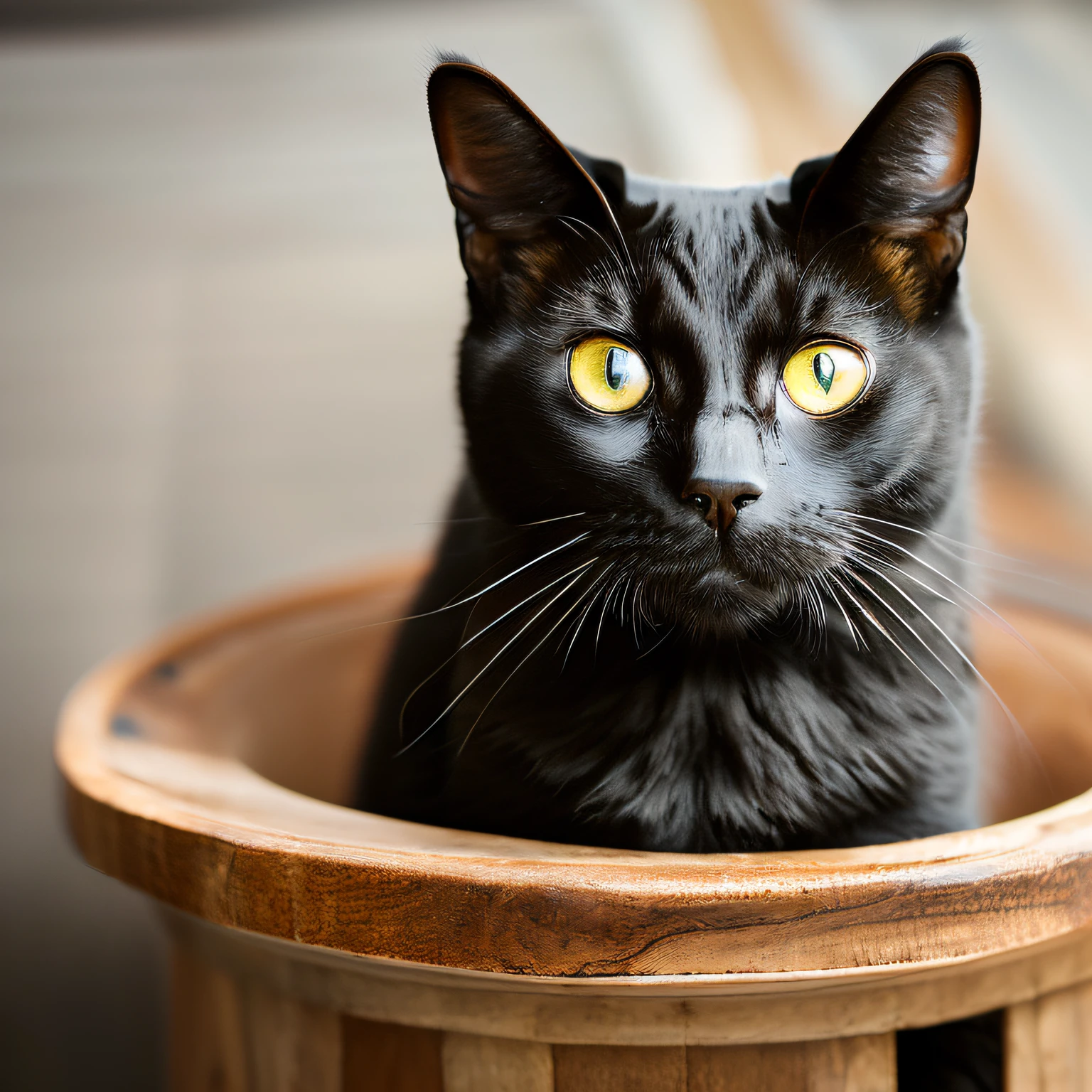 A black cat is pooping --auto