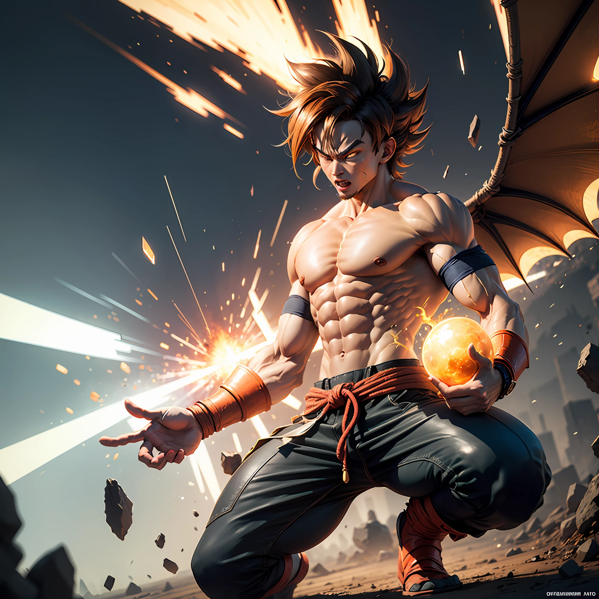 dragonball,Wukong,Explosion --auto