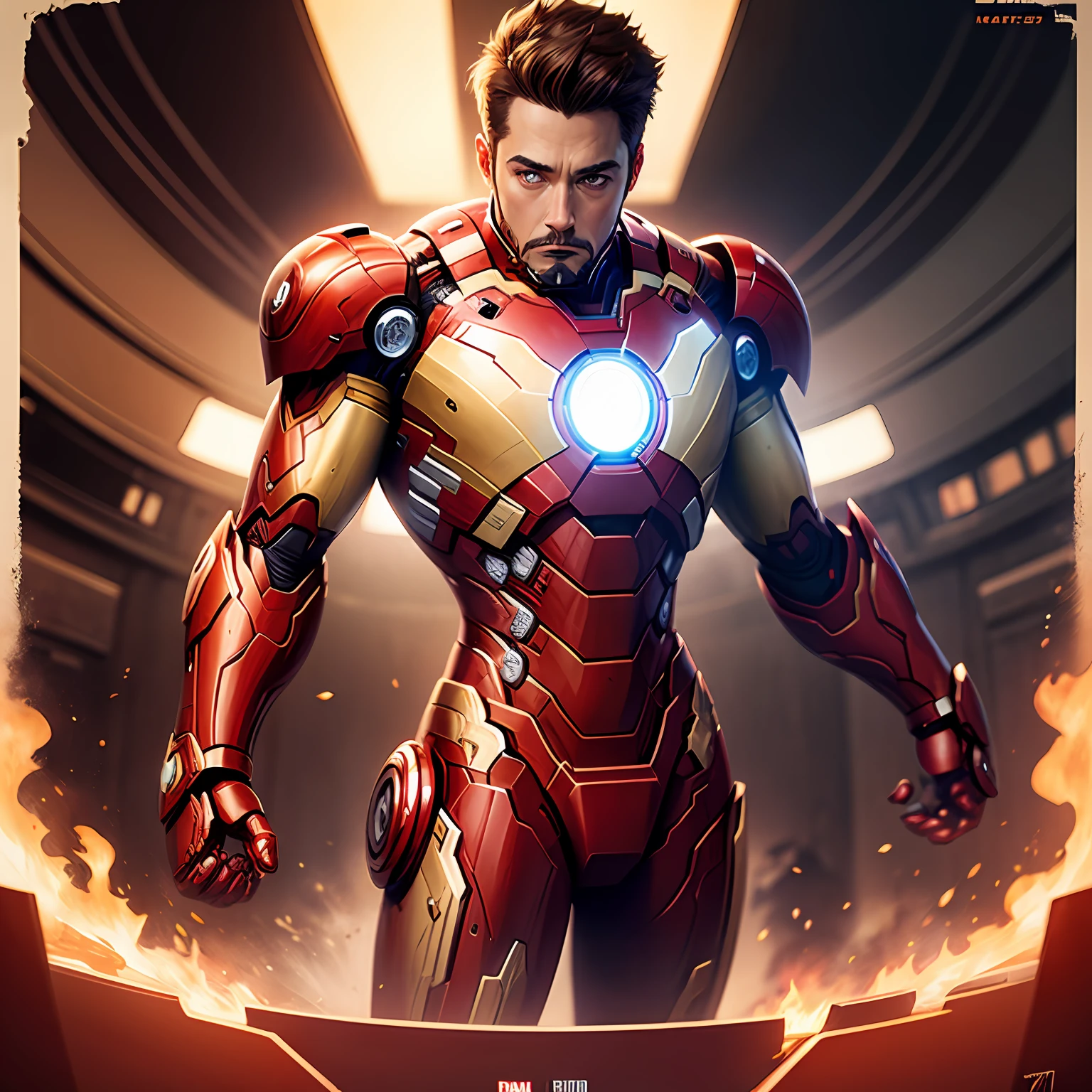 Iron Man poster,No girls --auto