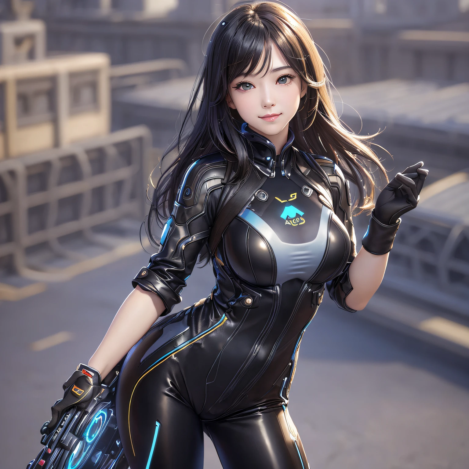(8K,best qualtiy,tmasterpiece:1.2),(realisticlying,realisticlying:1.37),ultra - detailed,best qualtiy,超高分辨率,profesional lighting,photon maping,Radio City,physically-based renderingt,cinmatic lighting,battlefiled, depth of fields, Clear focus, well-composed,(Bokeh:1.2),Kizi,(full bodyesbian),美丽细致的眼睛, a narrow waist, tightsuit, dual horsetail, --auto