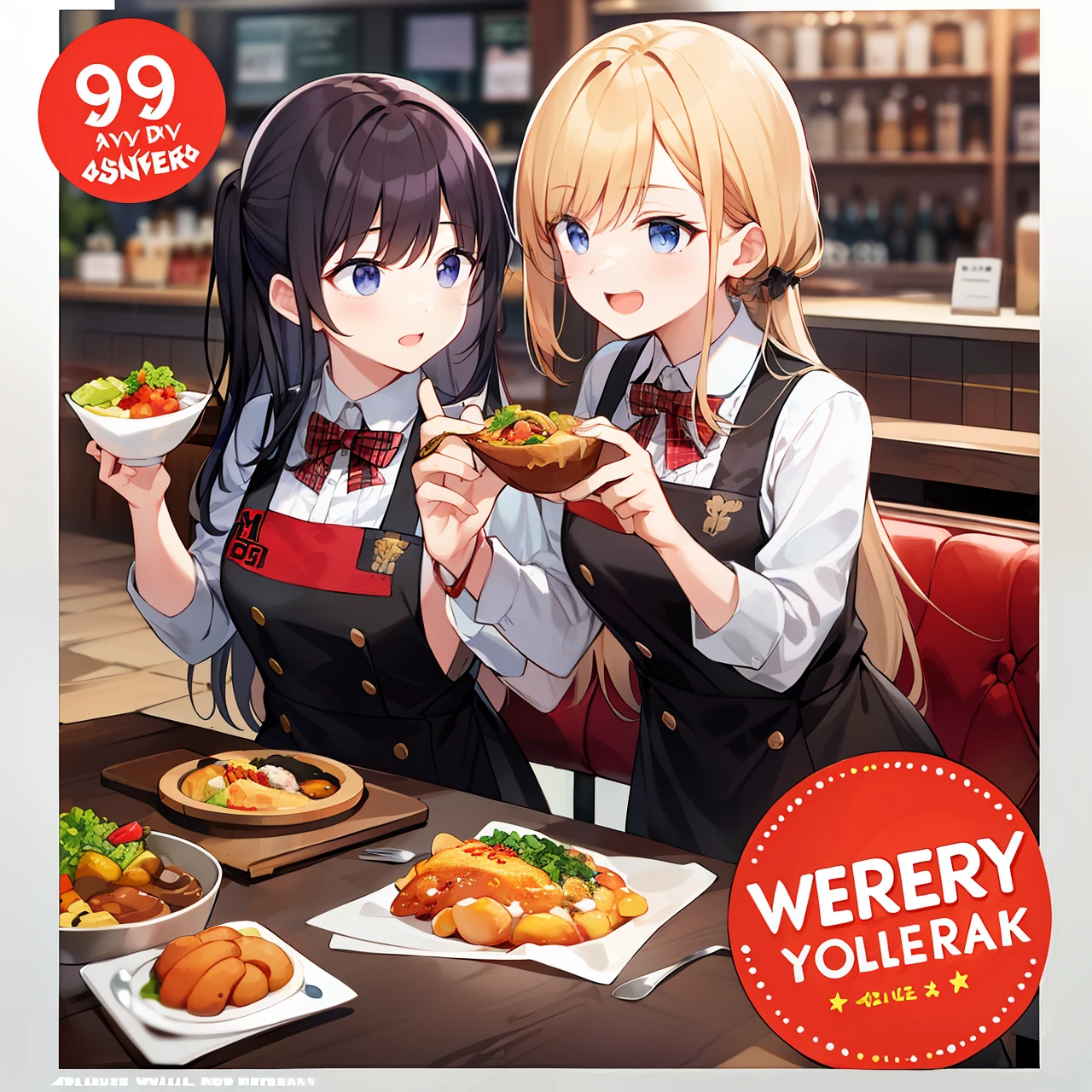 Poster for the 9th anniversary of Western restaurant