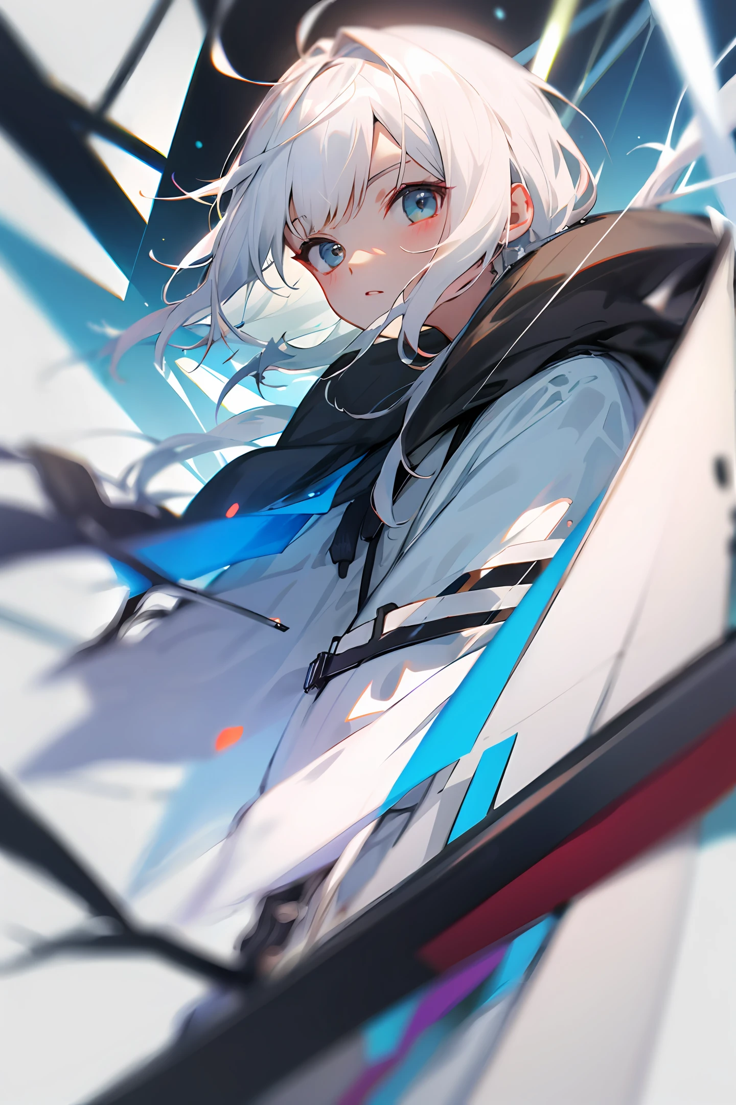 White-haired loli