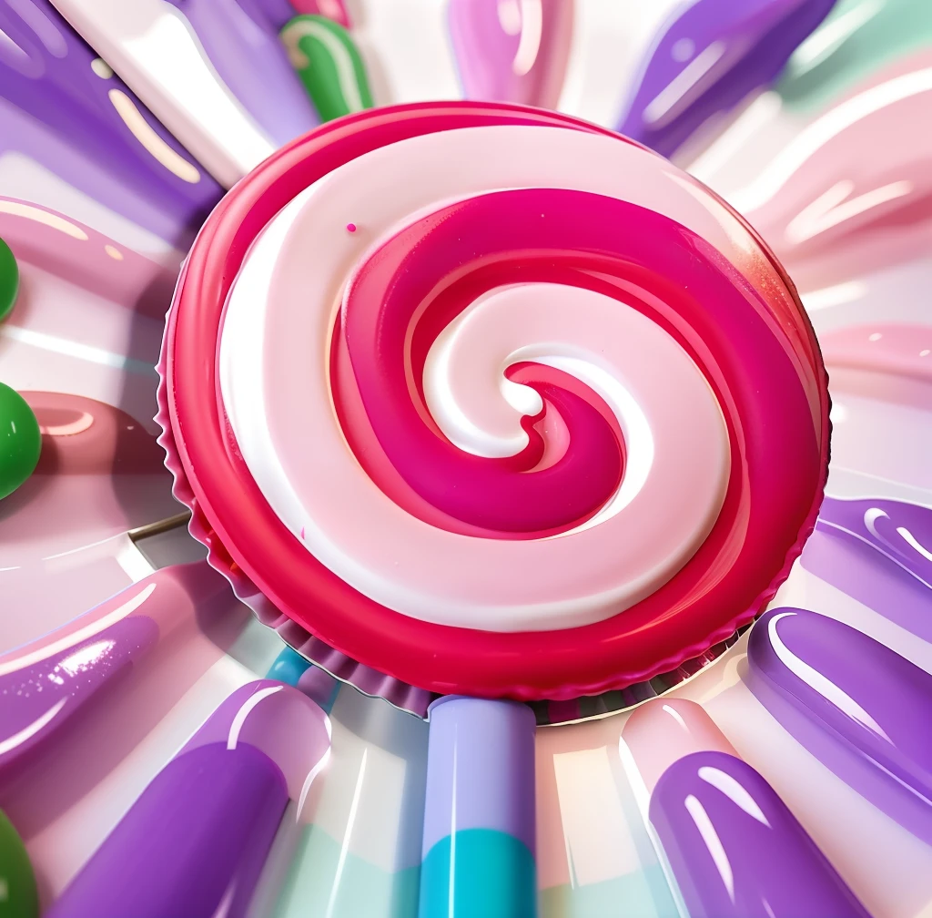 Lollipop close-up，Green and red lollipops in the background, lollipop, lollipops, candy forest, Candy Rush, candy apple, bubblegum pop, made of candy, Candy color, candyland, Confectionery, candyland, Sweet, candy girl, candy pastel, Confectionery, bubble gum, Candy worms, bubble gum, Confectionery, candy - coated