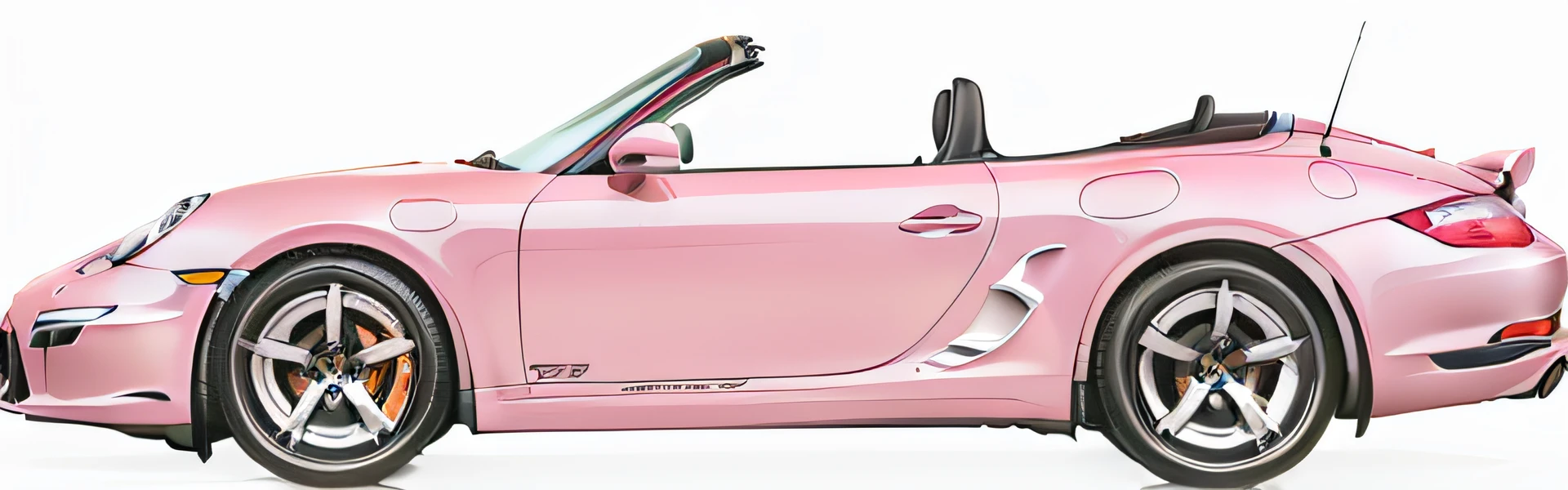 Porsche Boxter，in pink --auto