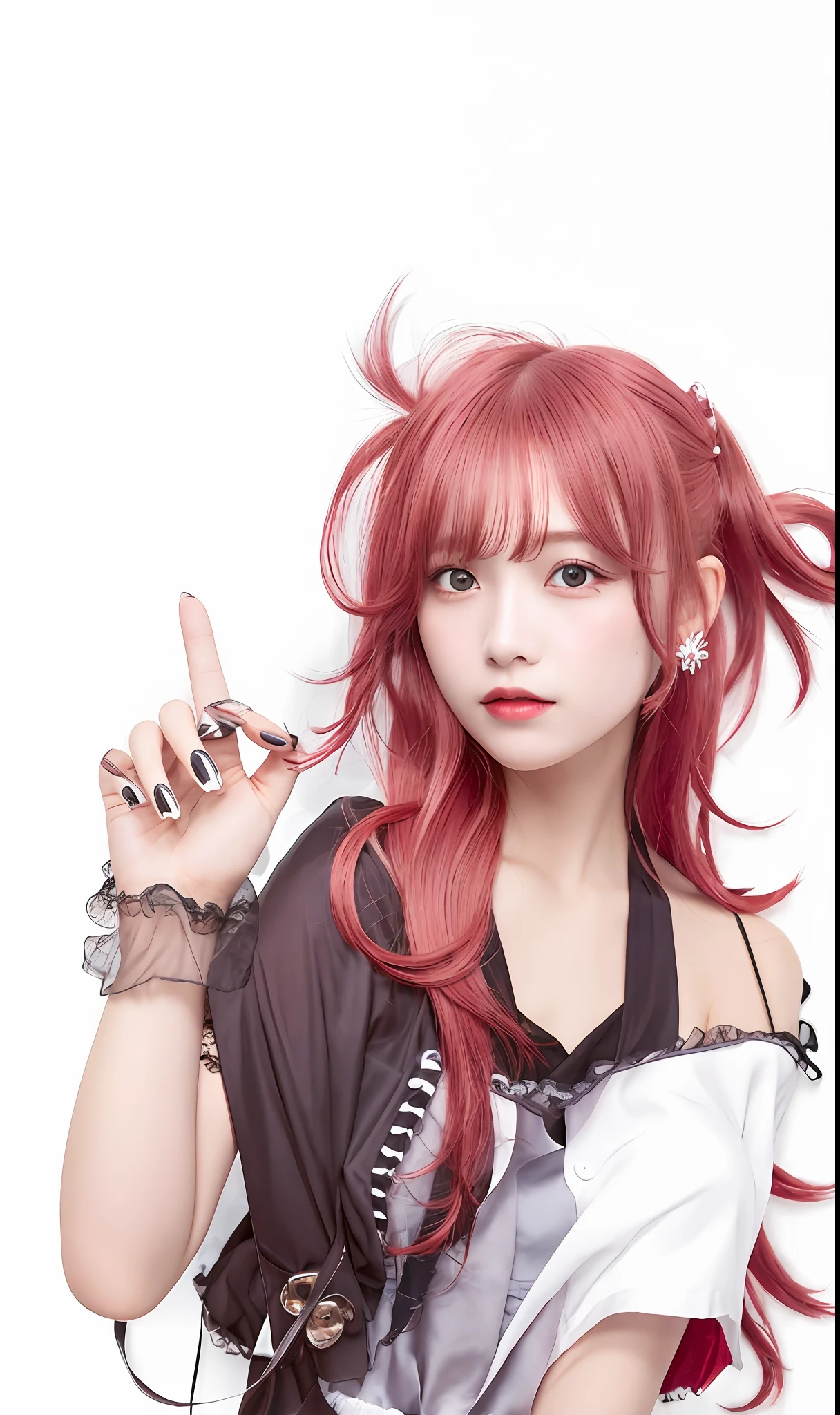 1girl, red hair, realistic, ultra detail, photography,