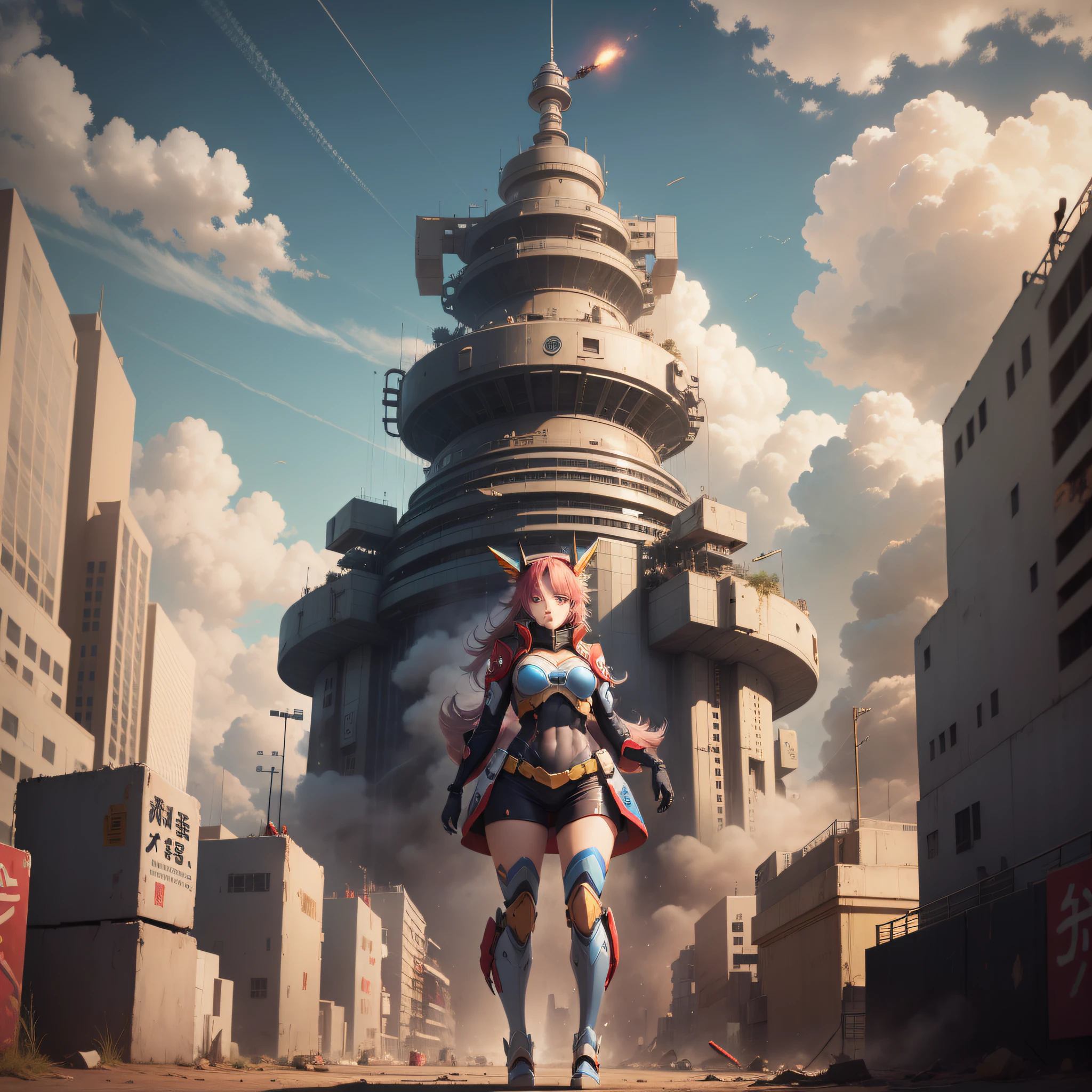 Mecha Kori，big bomb，uni，Scolded，Kelly blows up a plain with a large bomb，is being scolded