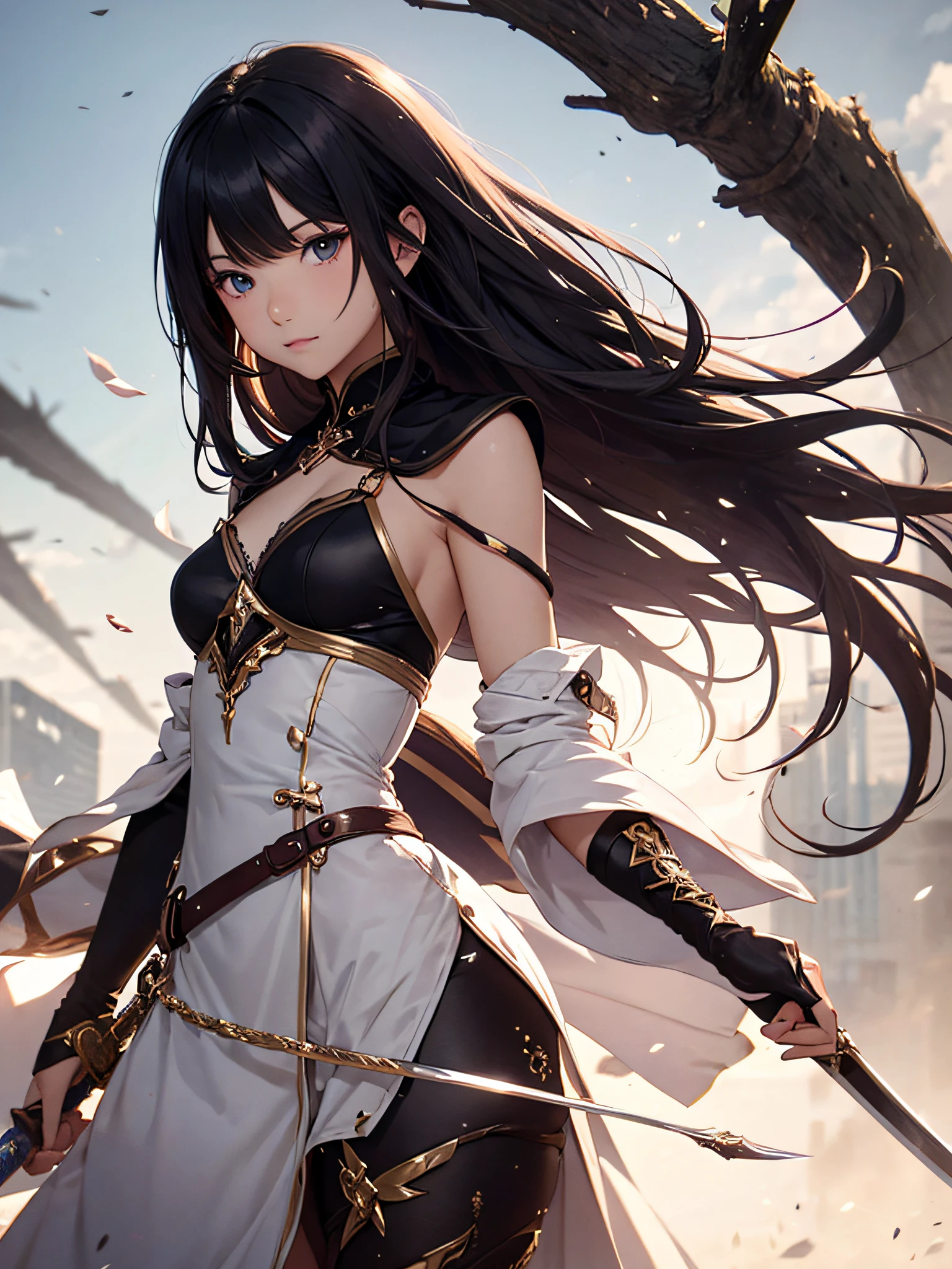 Beautiful Girl Swordsman