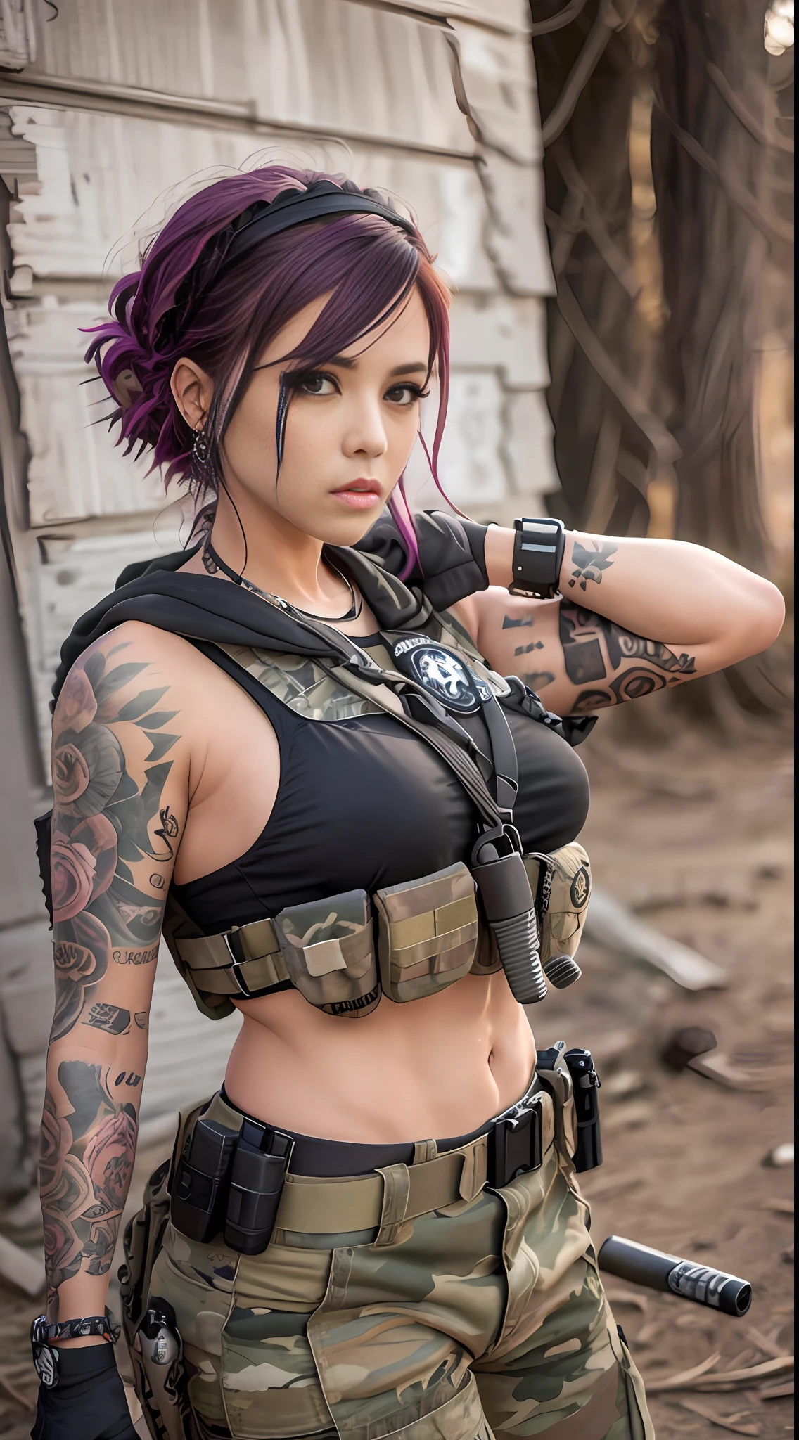 obra maestra, Tacticool, Chica punk-rock, Americano.