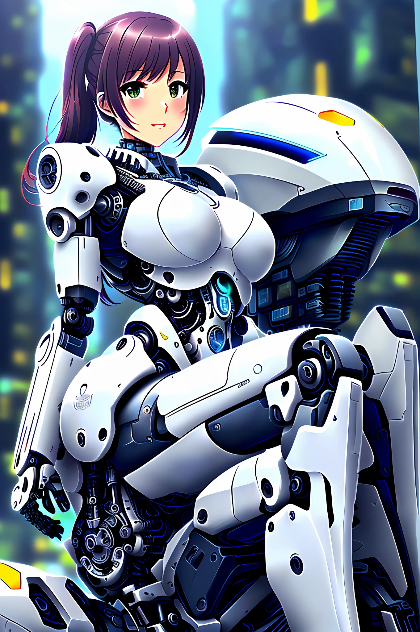 Arad woman sitting on machine in futuristic suit, beautiful girl cyborg, Cyborg girl, cyborg - girl, Beautiful white girl cyborg, perfect anime cyborg woman, cyberpunk anime girl mech, Cute cyborg girl, beautiful cyborg girl pinup, perfect android girl, Biomechanical OPPAI, cyborg woman, belle fille cyborg, perfect cyborg female, young lady cyborg