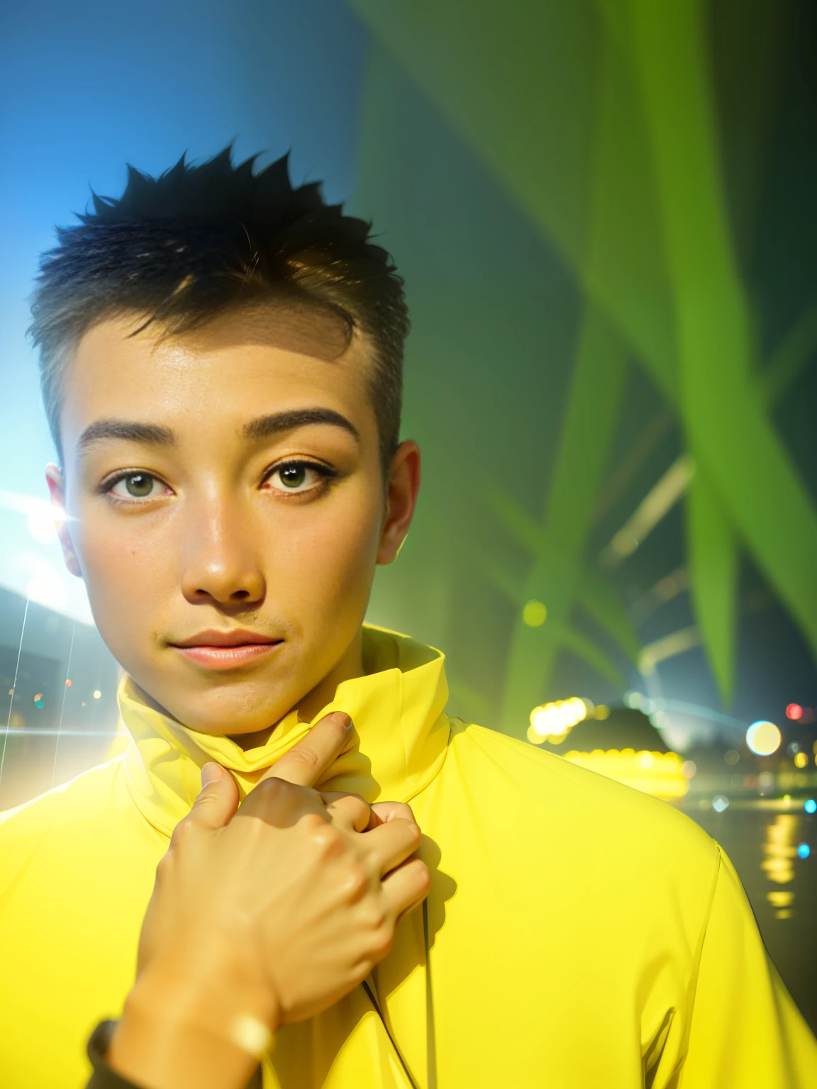 (8K,best qualtiy,tmasterpiece:1.2),(Realistic faces,realisticlying:1.37),ultra - detailed,best qualtiy,超高分辨率,profesional lighting,photon maping,Radio City,physically-based renderingt,cinmatic lighting,depth of fields,Clear focus,rays of sunshine,well-composed,(Bokeh:1.2)
