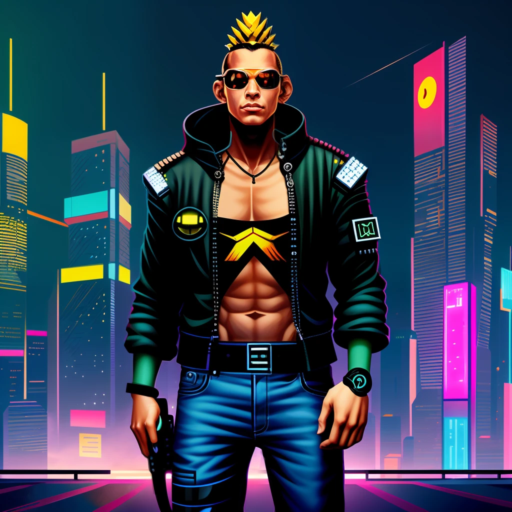 Cyberpunk Monkey King