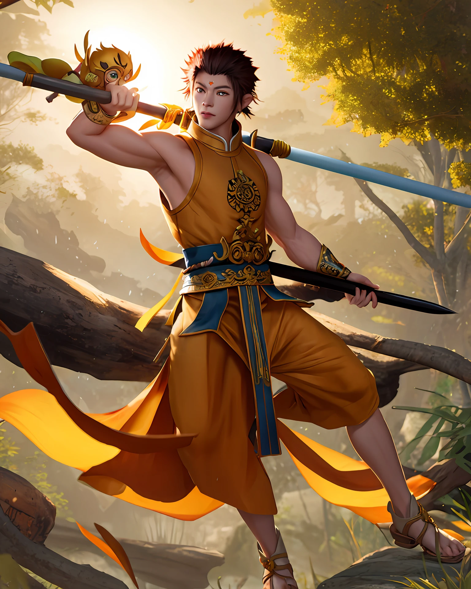 Tang monk Sun Wukong