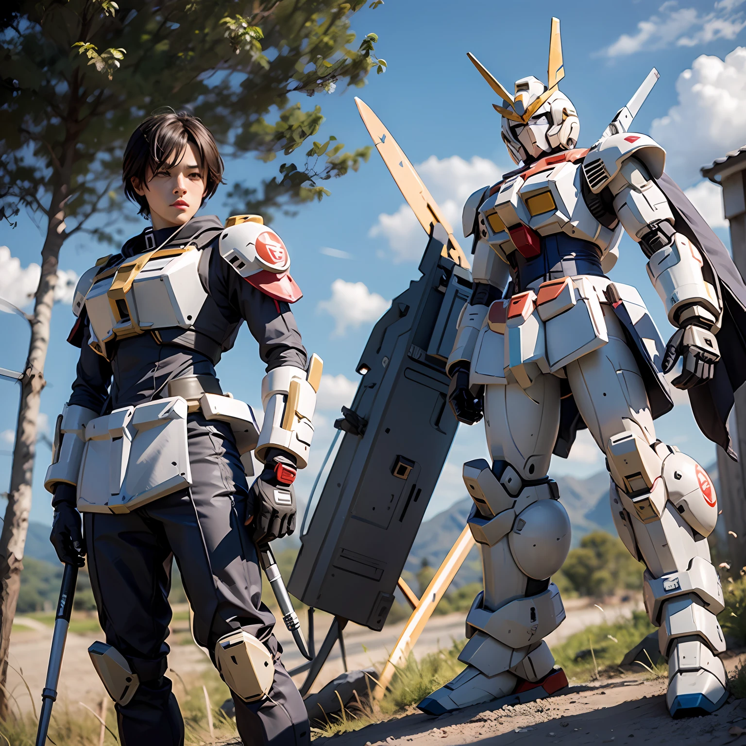 Couple Cyber Mecha Gundam --auto