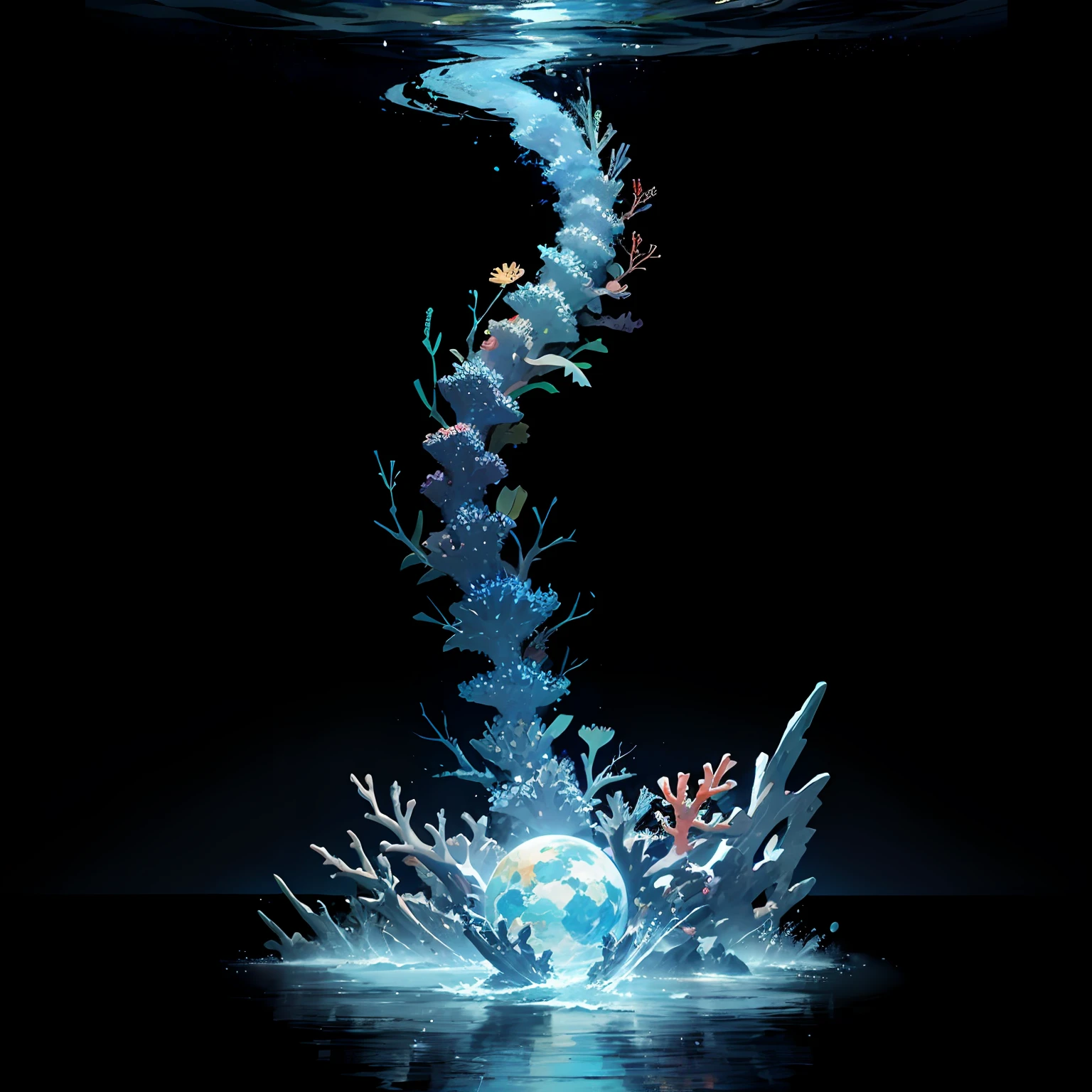 Coral language、Blue ocean、Planet on the move --auto