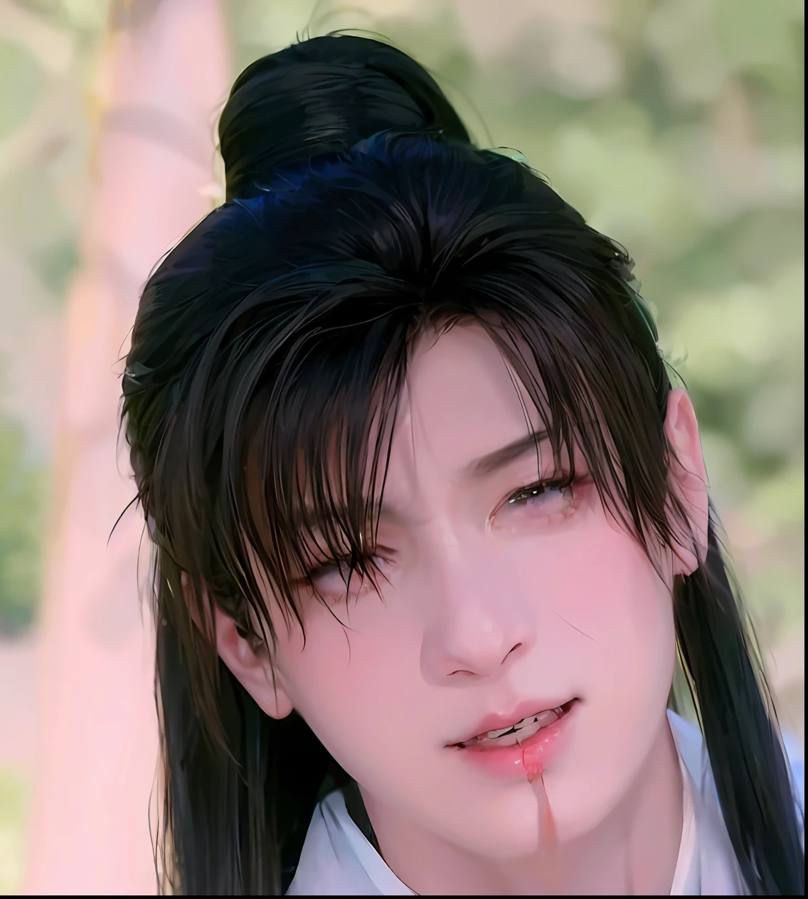 Black eyes,(巨作),Best quality,Anime,merging,Colorful,Vibrant colors,illustration,Artgerm style,fantasy,Realistic,Animate,(Photo_\(mediating\):1.0), author:Antonio J. Manzanedo, author:JeremyLipking,lisses,