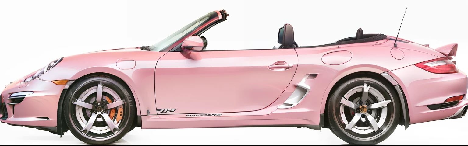 Porsche Boxter，in pink --auto