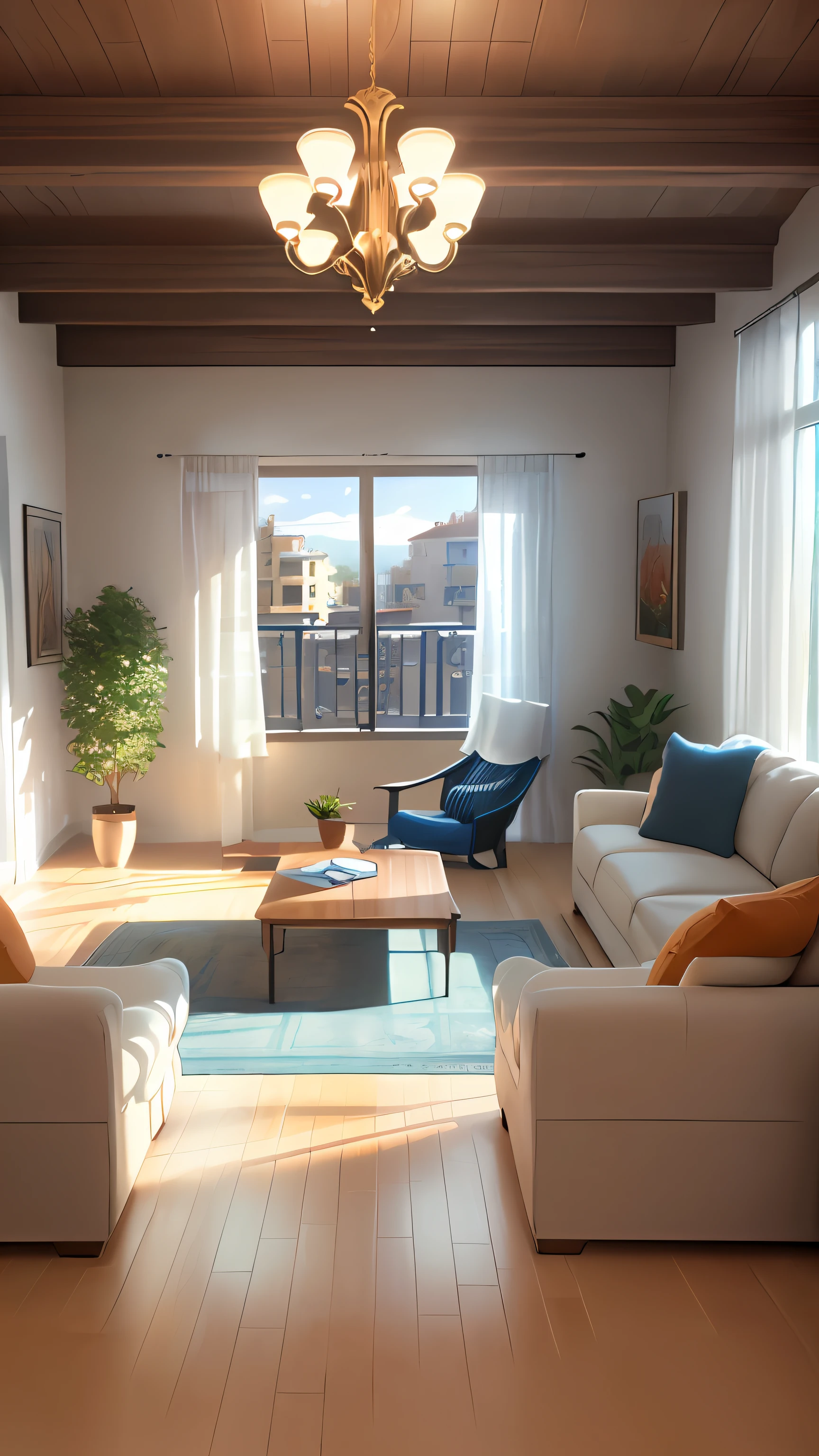 Open balcony,Natural sun light,No doors and no glass