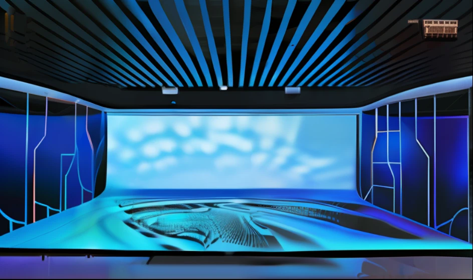 TV screen close-up,You can see the lake, large commercial led screens, large led screens, 3 6 0投影, digital screens on the walls, digital walls, led screens, projection design installation, large screens, giant led screens, Virtual installation, panoramic widescreen view, display, huge viewscreen at front, taken in 2 0 2 0 --auto