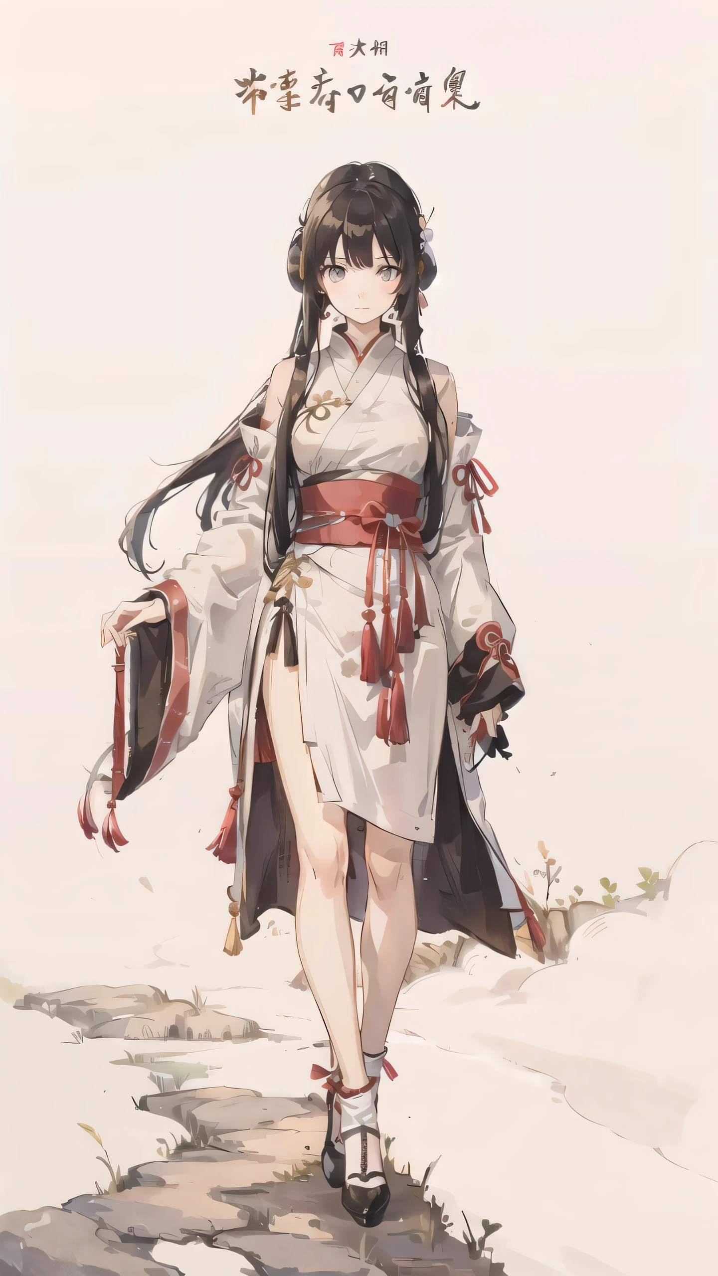 masterpiece, best quality, ((willow trees)), upper body, 1girl, standing, hanfu, detailed eyes, medium breasts, peaceful, looking at viewer, black hair,