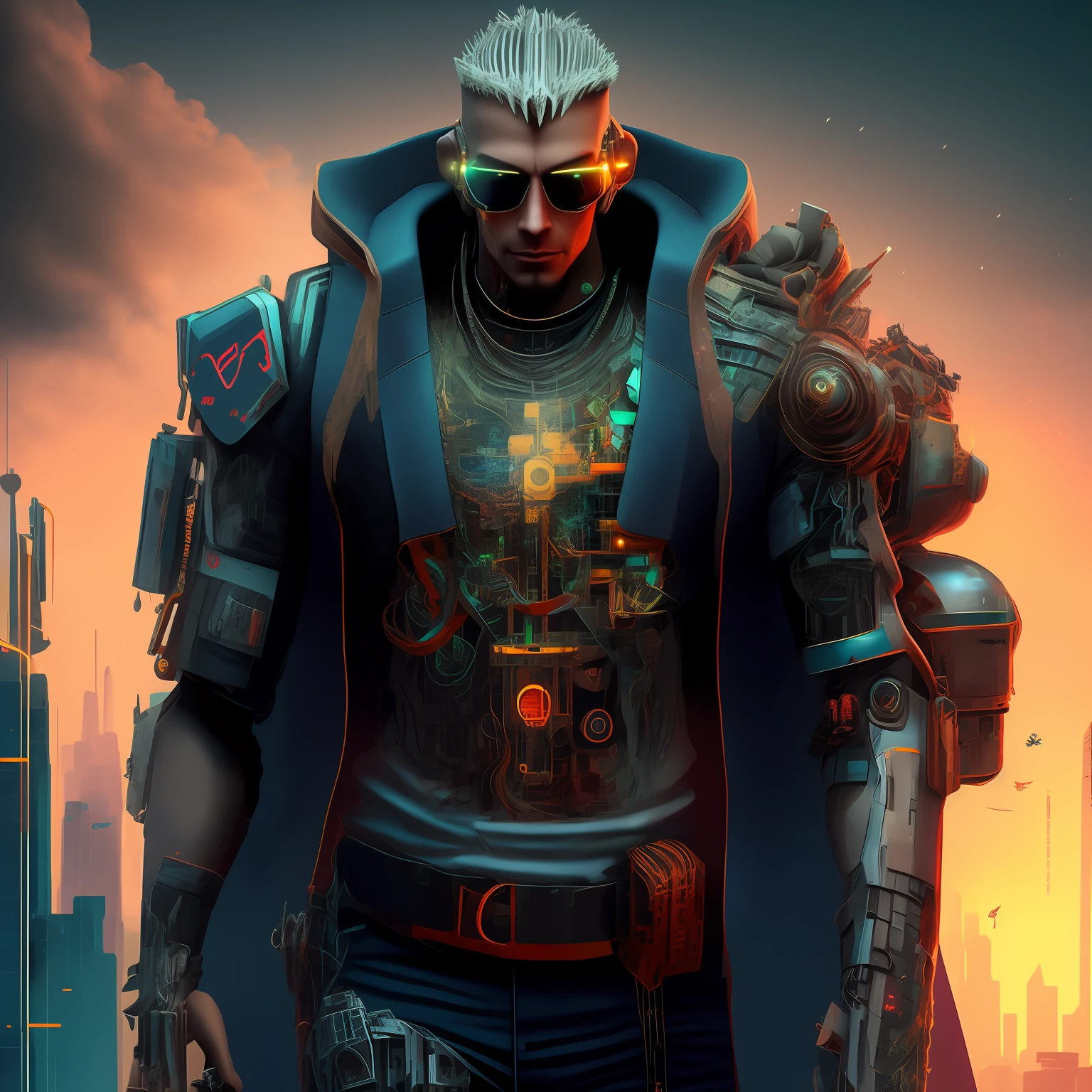 Cyberpunk Sakyamuni