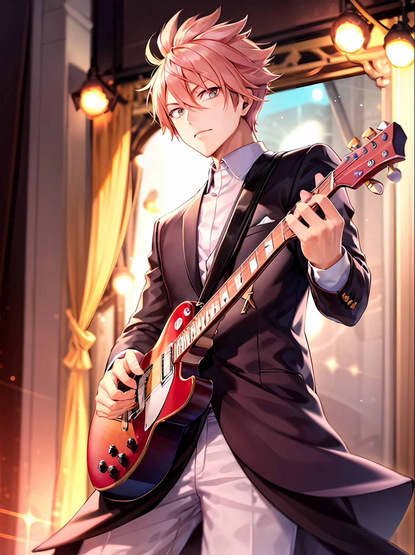 A handsome man who gave a concert