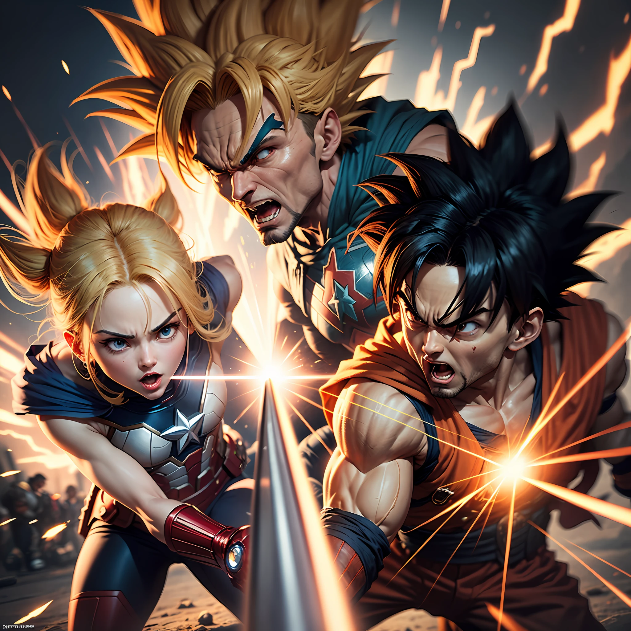 Goku vs. Avengers,4K HD combat incentives --auto
