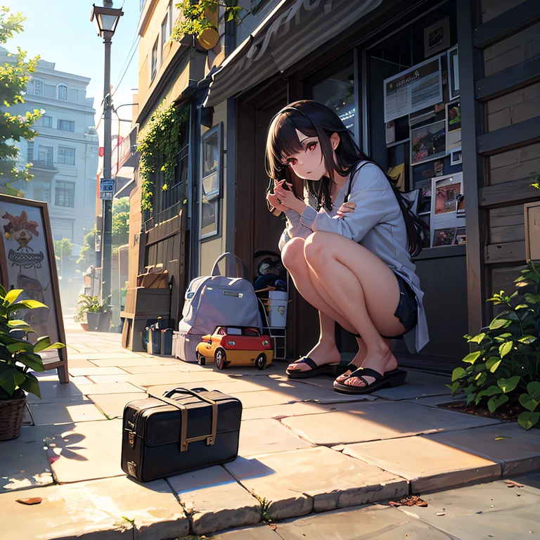 Transformers behind the girl --auto